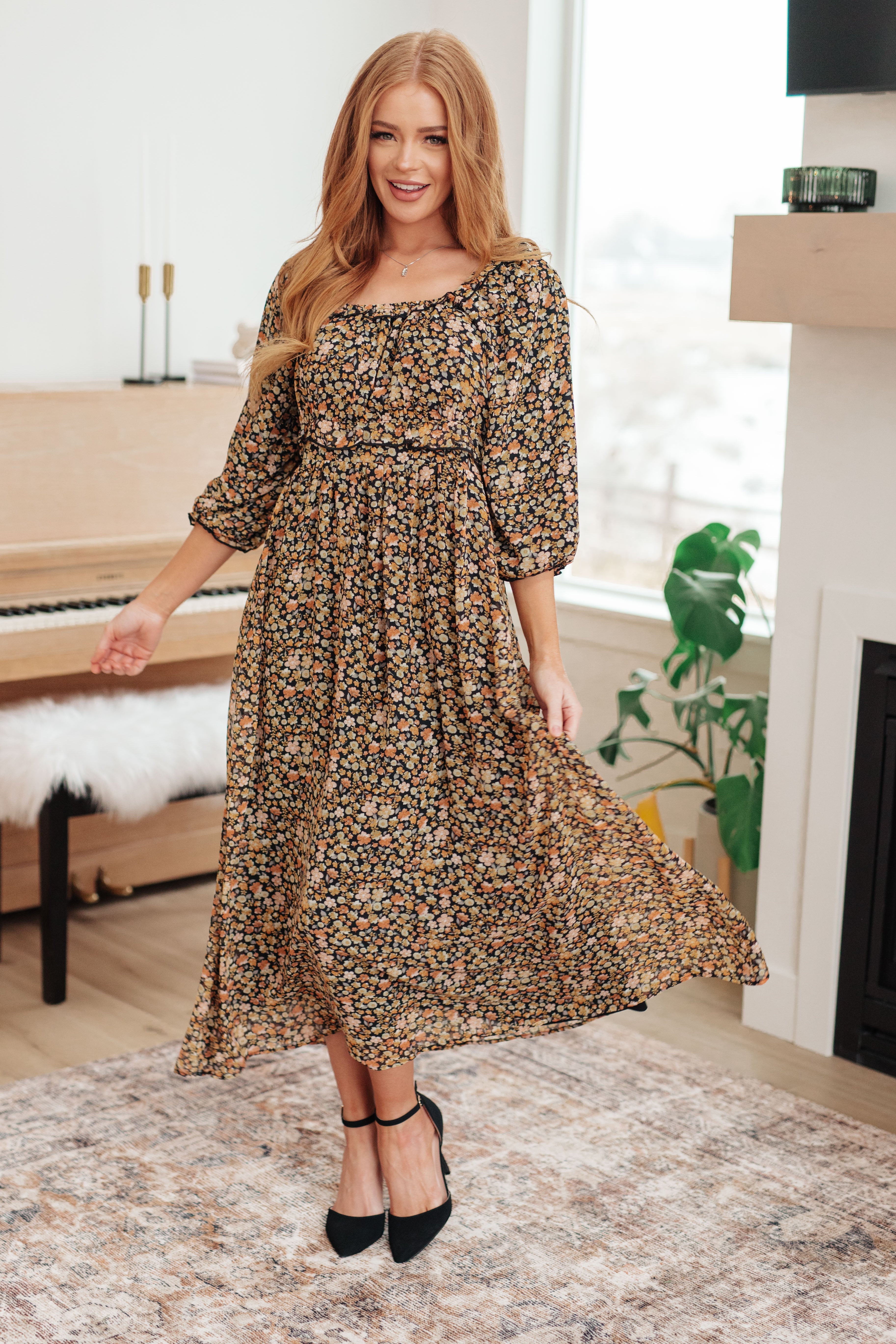 Ever So Briefly Floral Maxi Dress - Charming Charlie