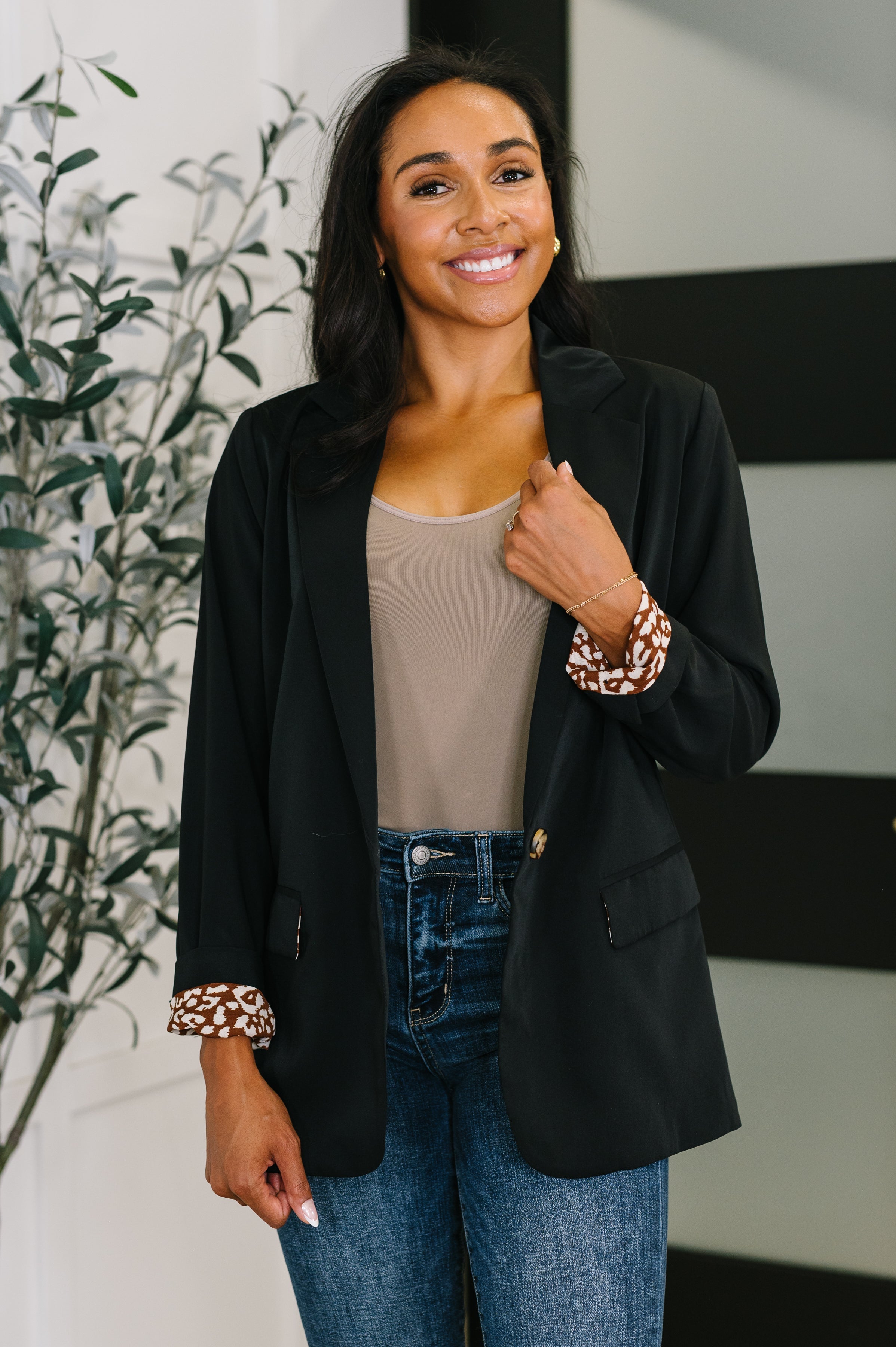 Every Day Blazer in Black - Charming Charlie