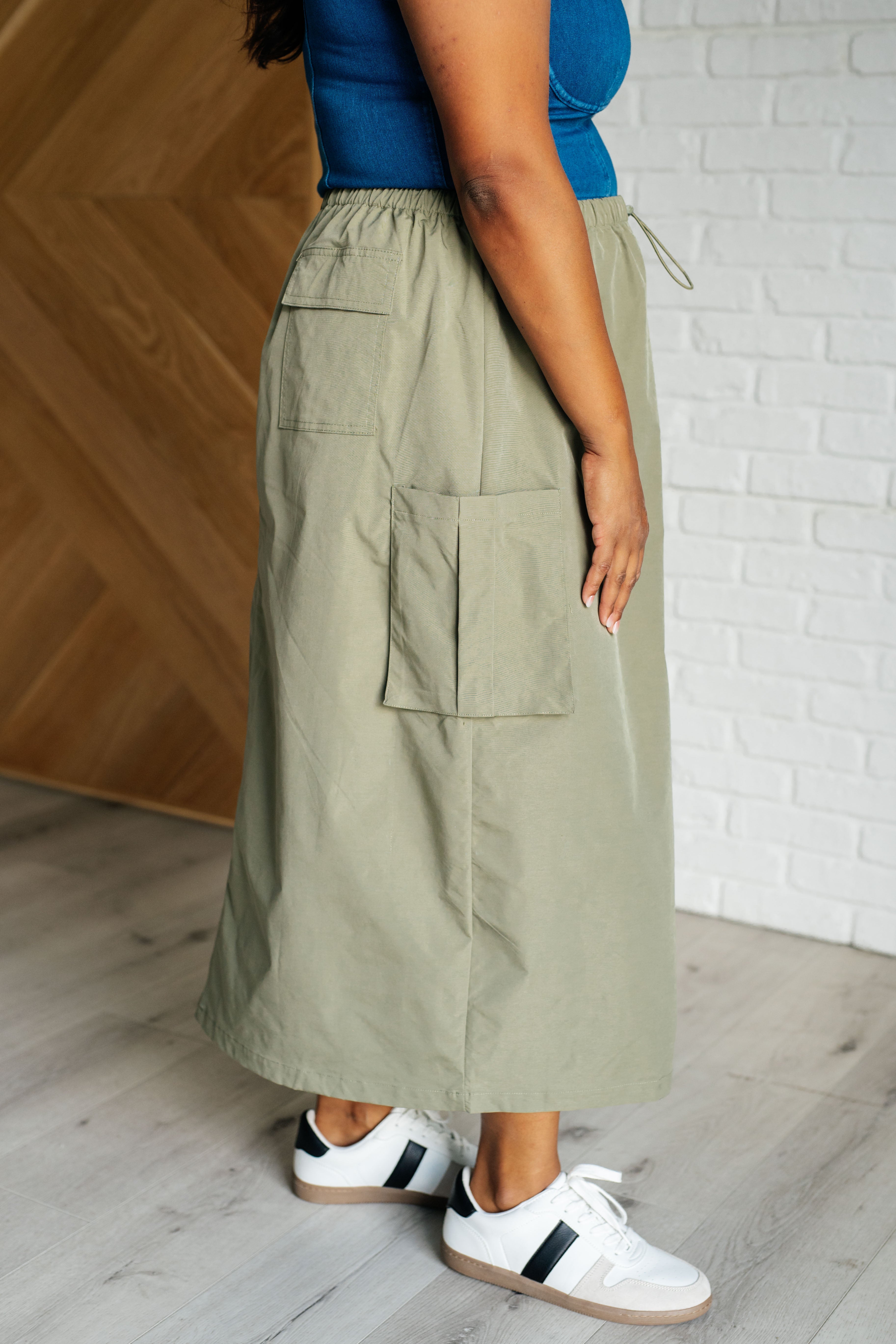 Explain It Away Cargo Skirt - Charming Charlie