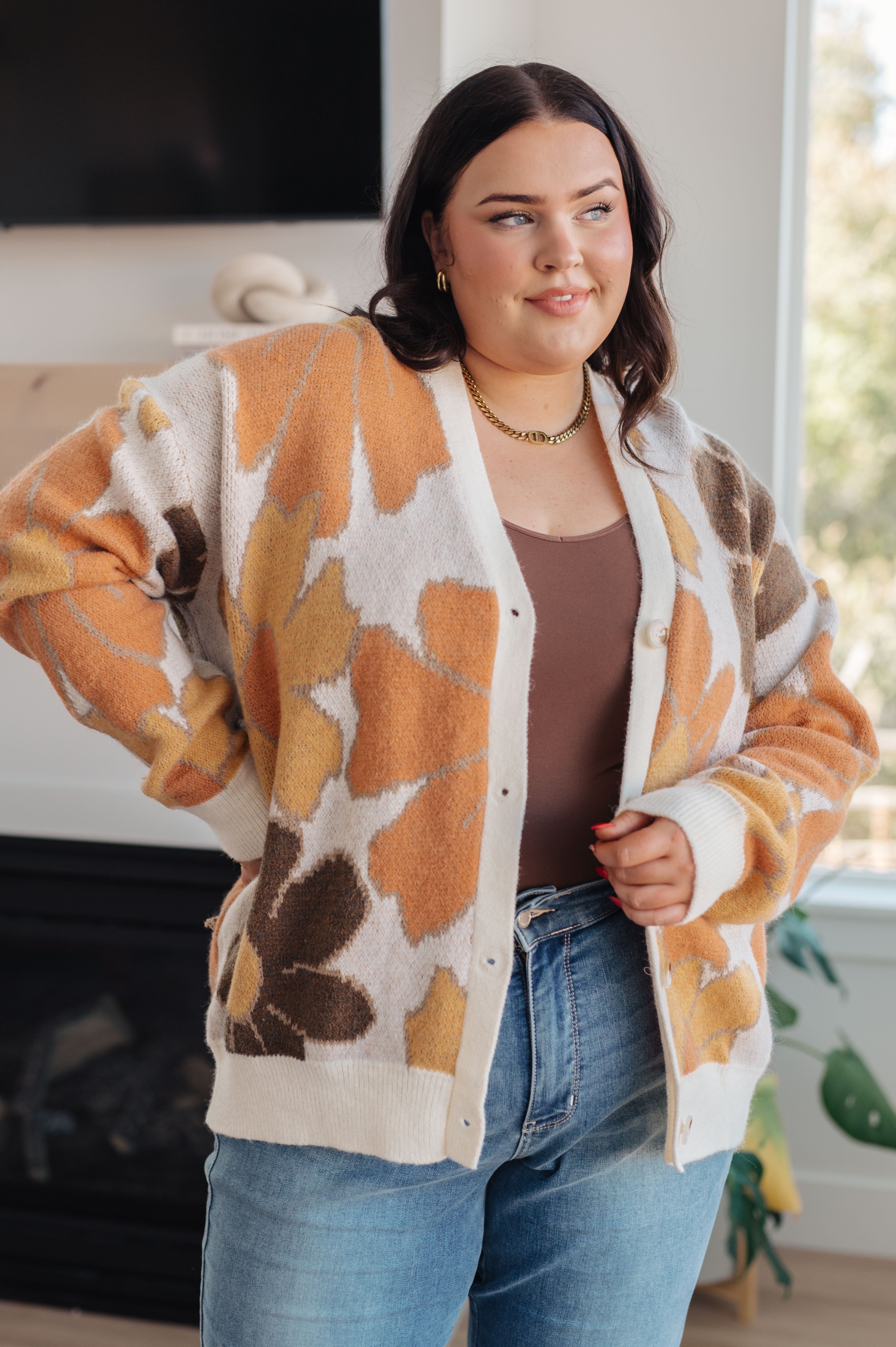 Exquisitely Mod Floral Cardigan - Charming Charlie