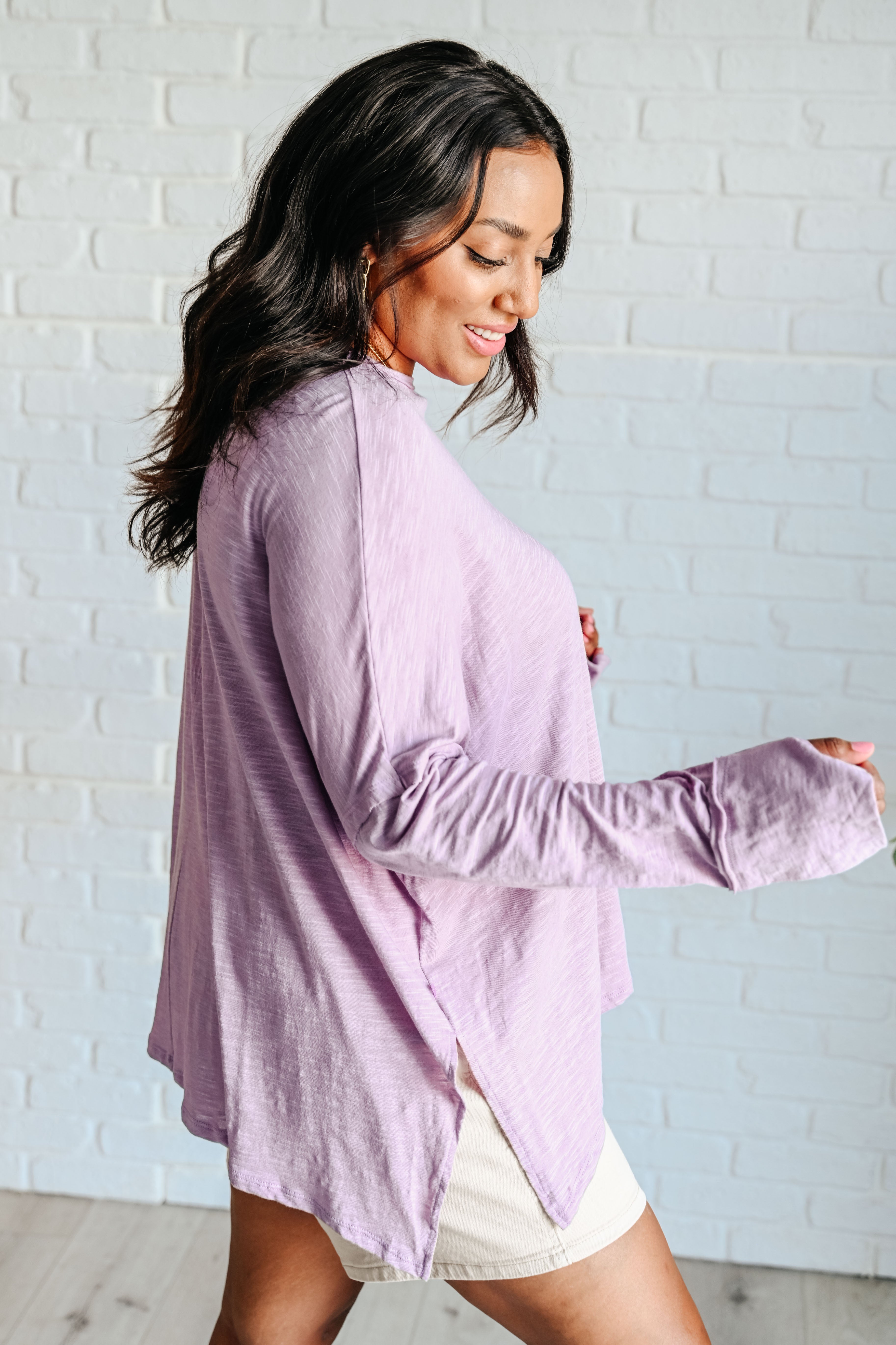 Face It Together Step Hem Pullover - Charming Charlie