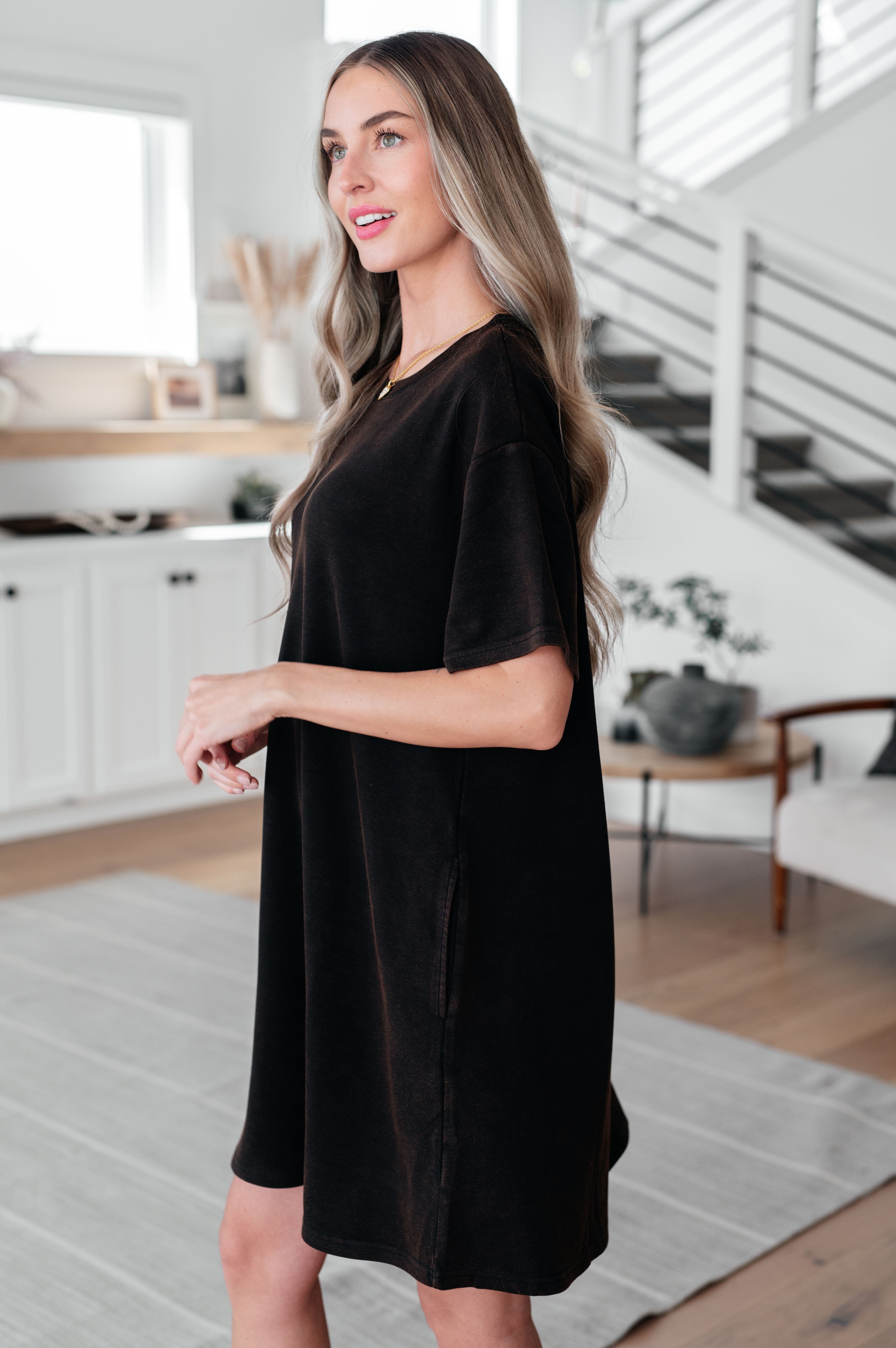 Farewell Mineral Wash Dress - Charming Charlie
