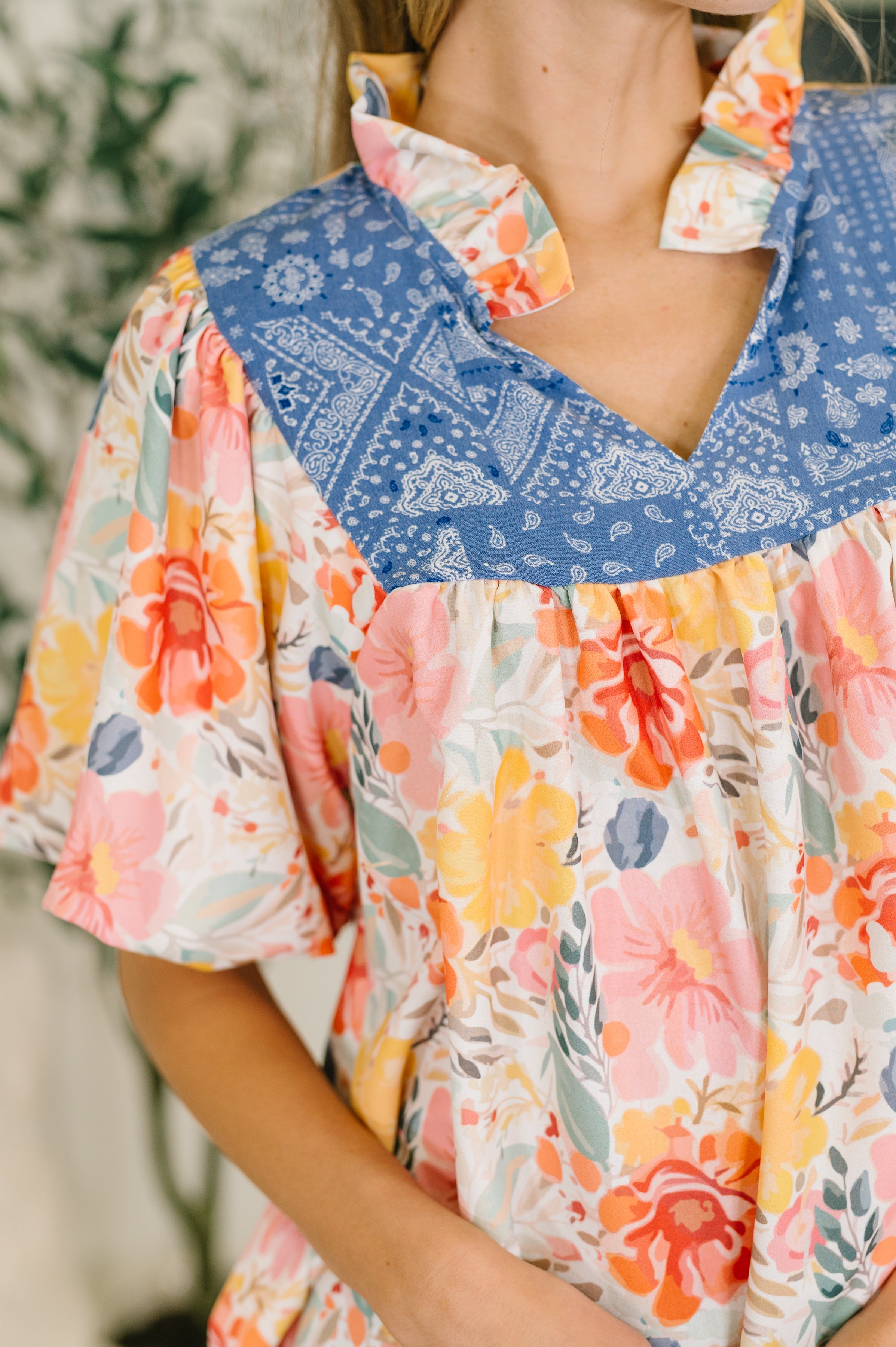 Feel The Way That I Want Balloon Sleeve Blouse - Charming Charlie