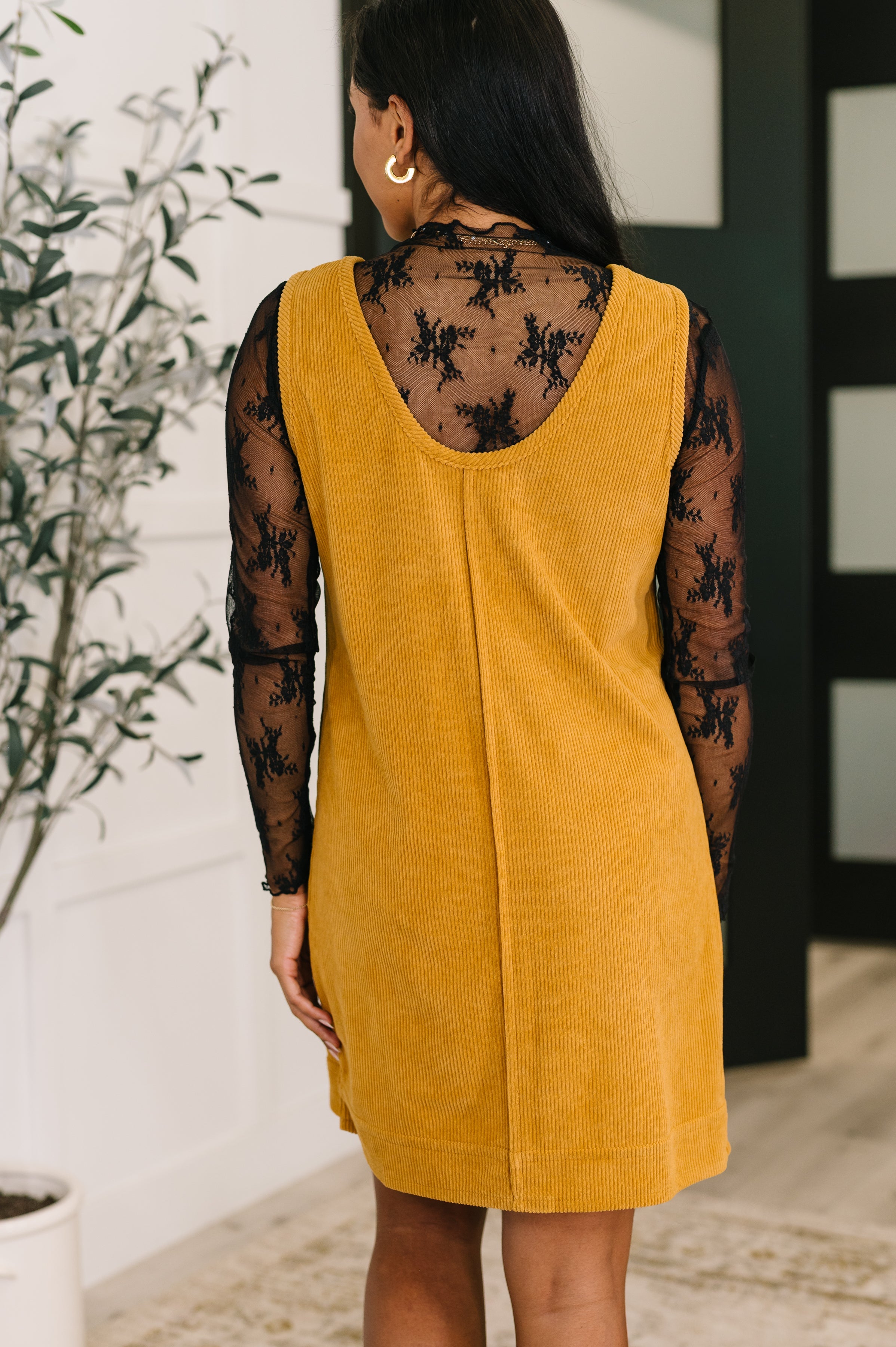 Feeling That Way Corduroy Dress - Charming Charlie