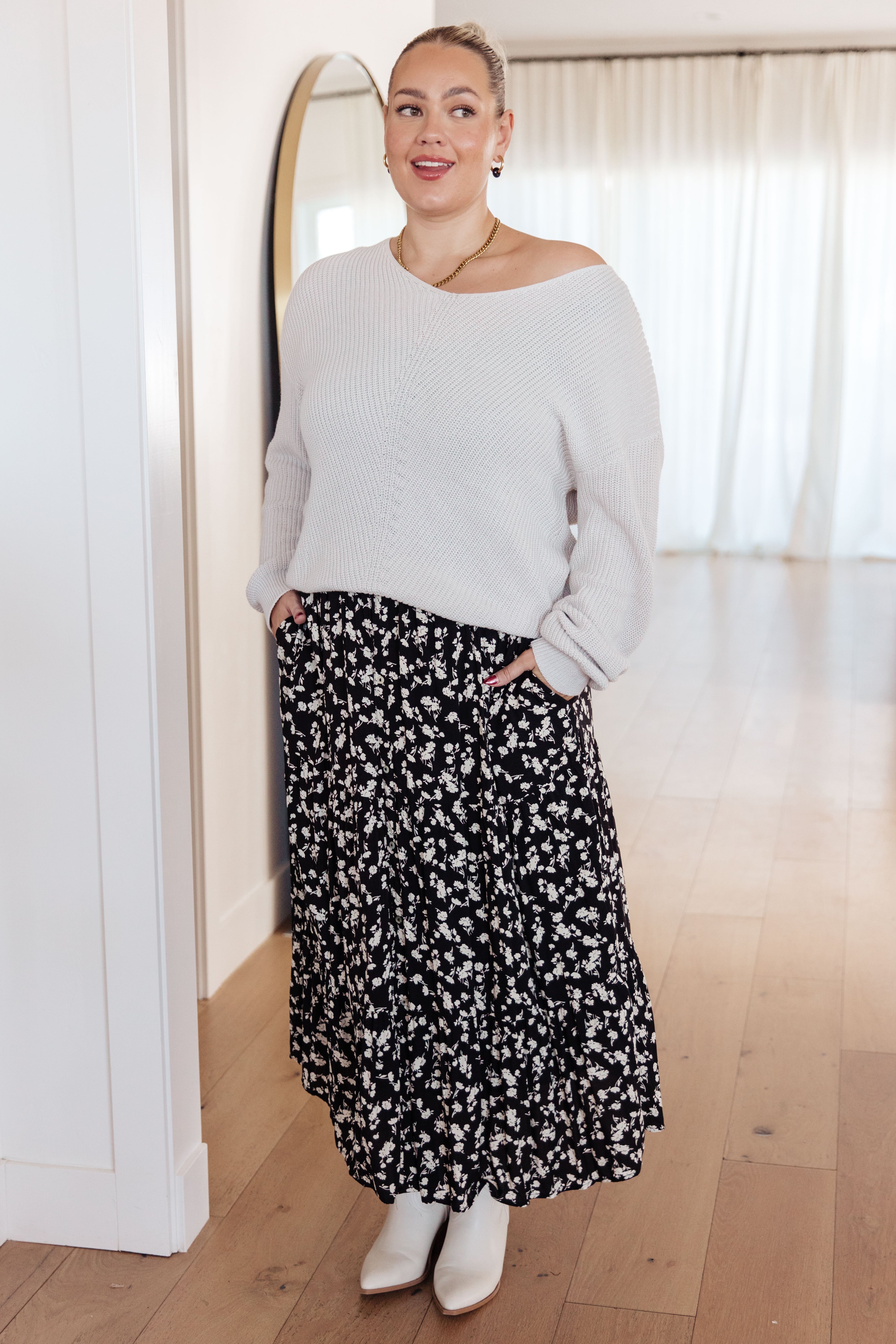 Fielding Flowers Floral Skirt - Charming Charlie