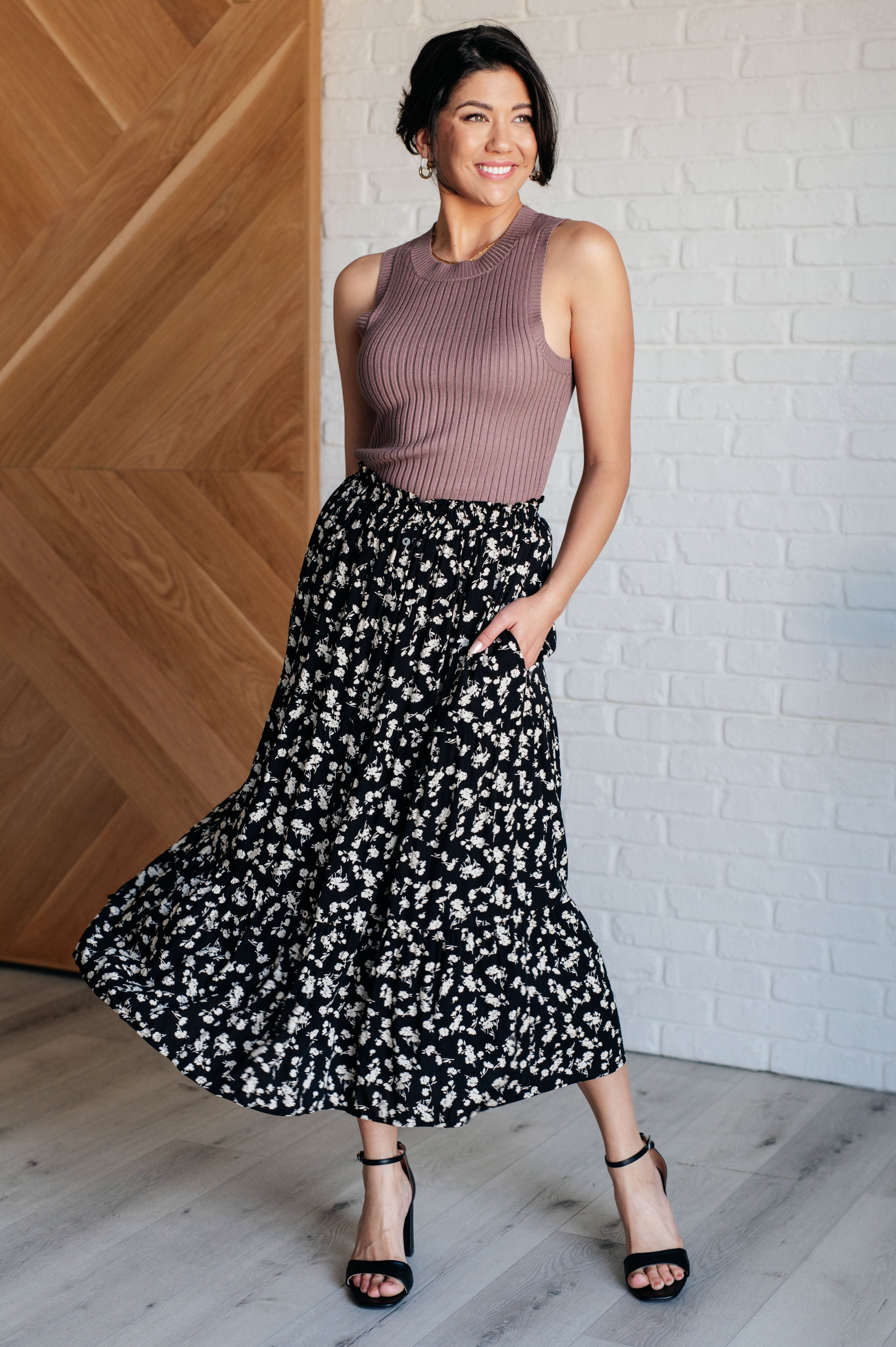 Fielding Flowers Floral Skirt - Charming Charlie