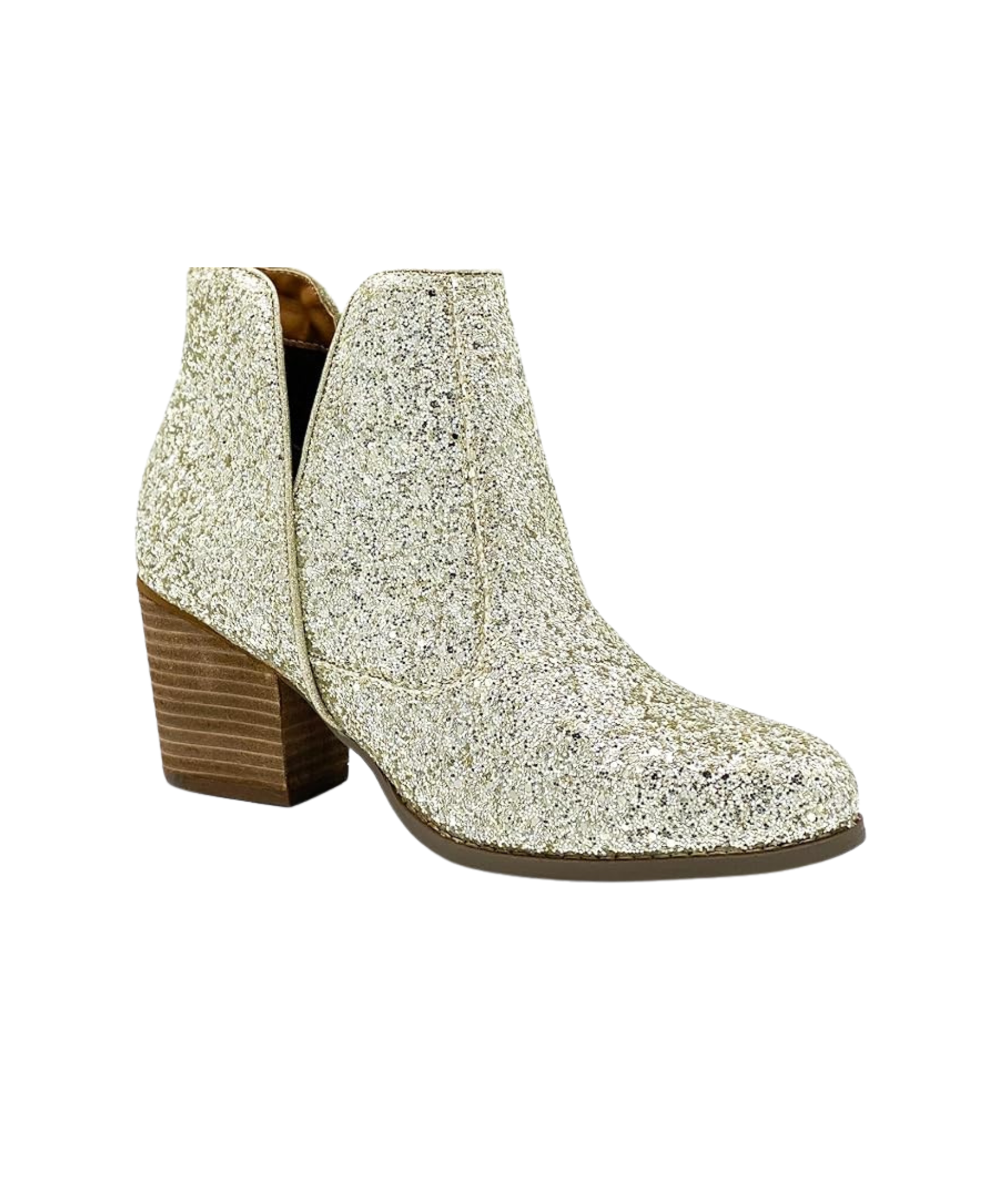 Fiera Booties in Gold - Charming Charlie
