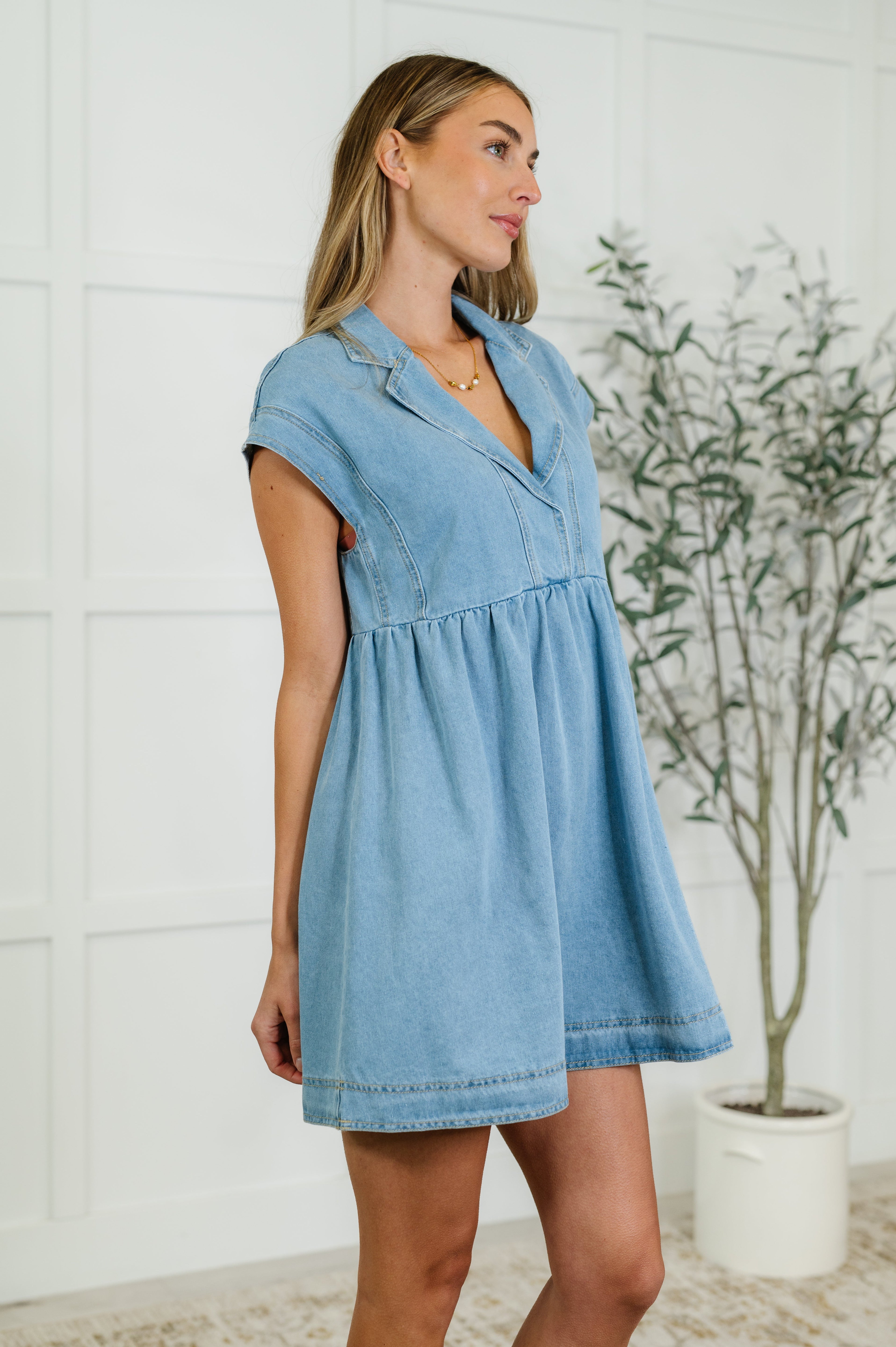 First Rodeo Denim Dress - Charming Charlie