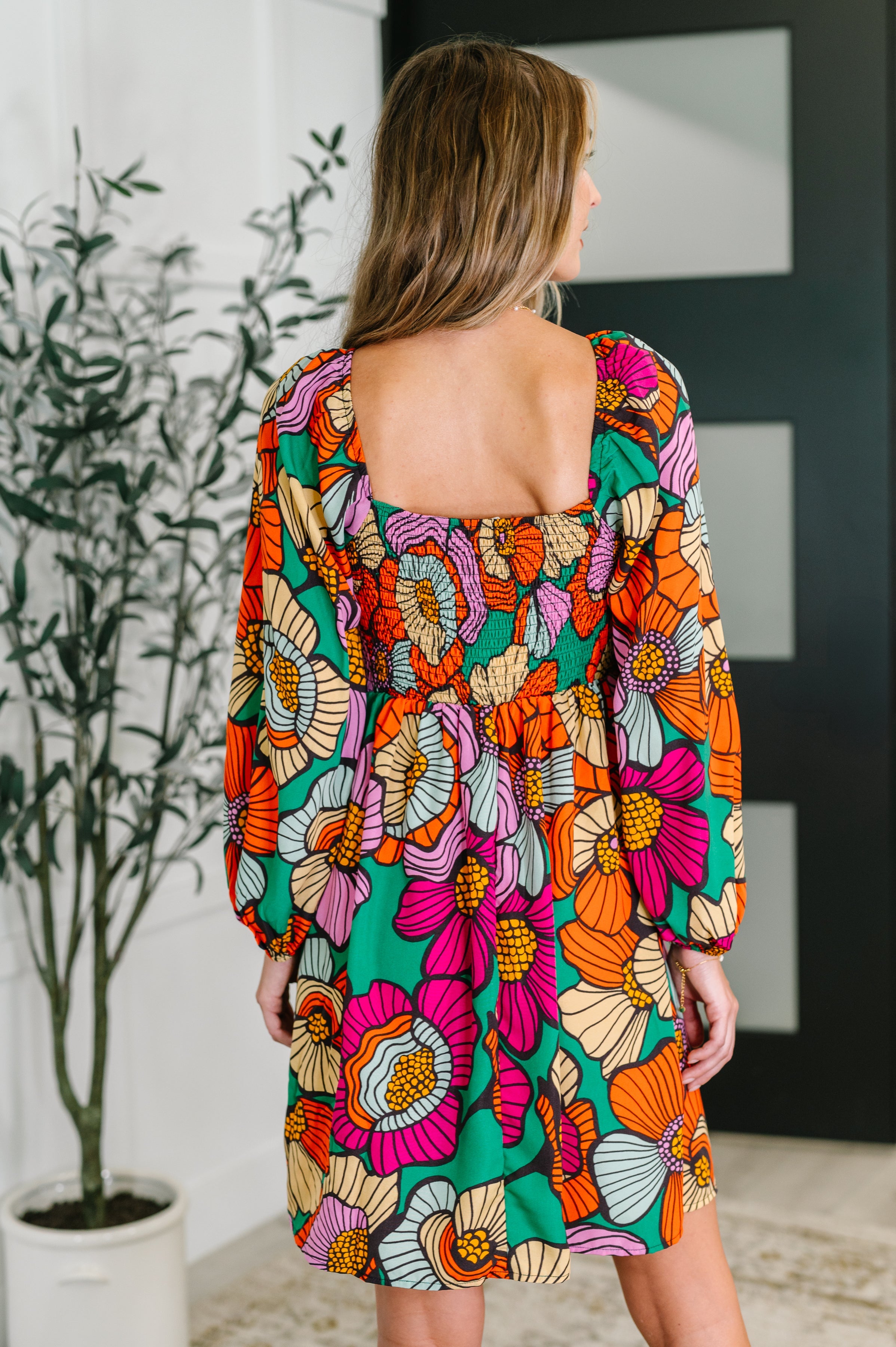 Floral Affairs Scoop Neck Dress - Charming Charlie