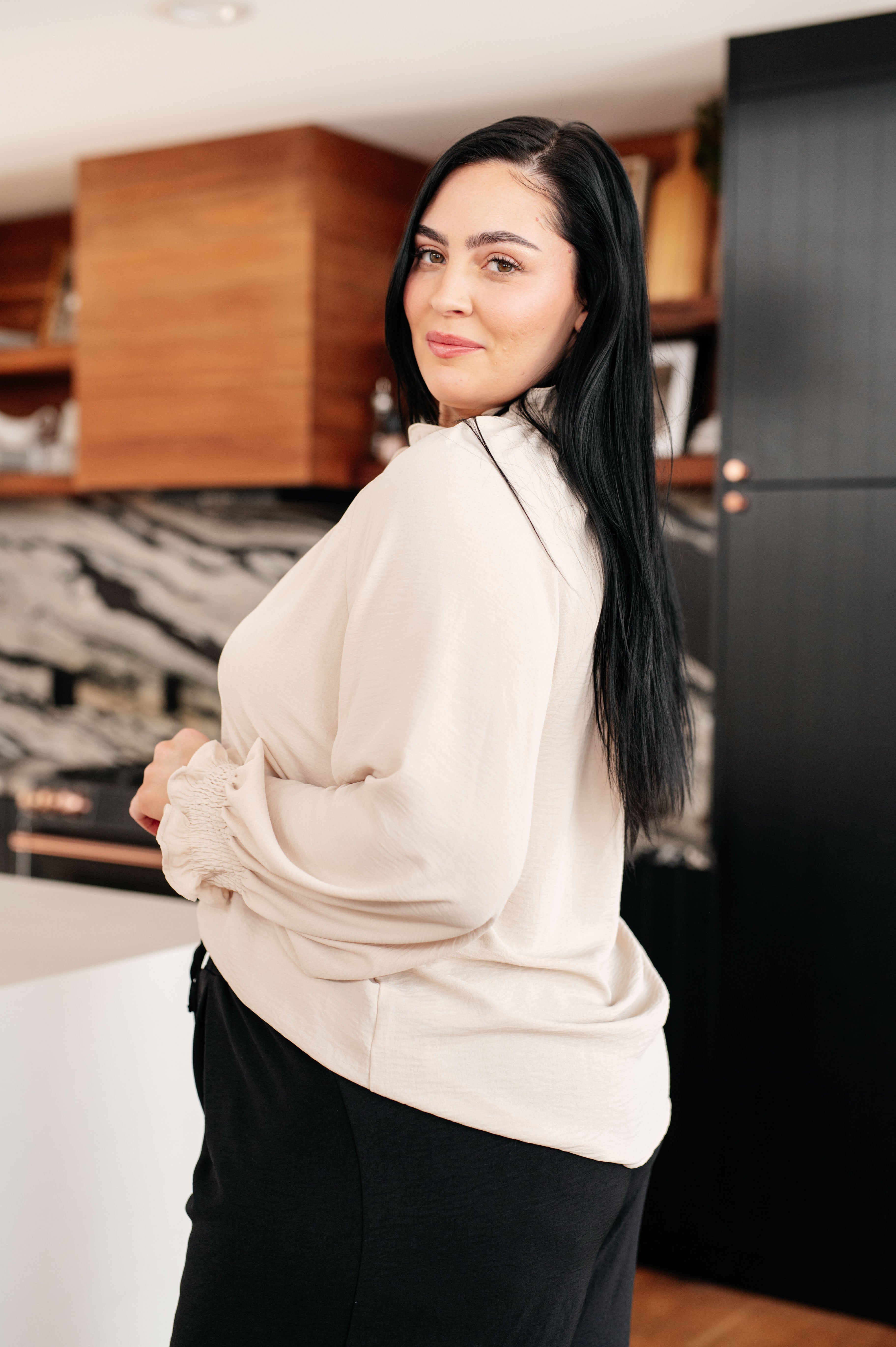 For You I Do Button Up Blouse - Charming Charlie