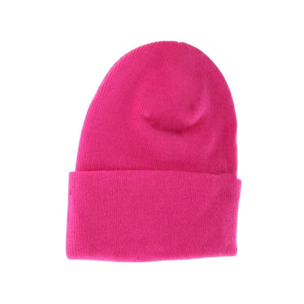 Fuchsia Unisex Wide Cuff C.C Beanie offers a versatile and comfortable fit suitable for all genders. Crafted with a wide cuff design, it provides extra warmth around the forehead and ears while maintaining a stylish, contemporary look. This beanie is ideal for those seeking both practicality and fashion during colder seasons, ensuring durable wear and reliable insulation. Its classic silhouette pairs effortlessly with various outfits, making it a staple accessory for any wardrobe.