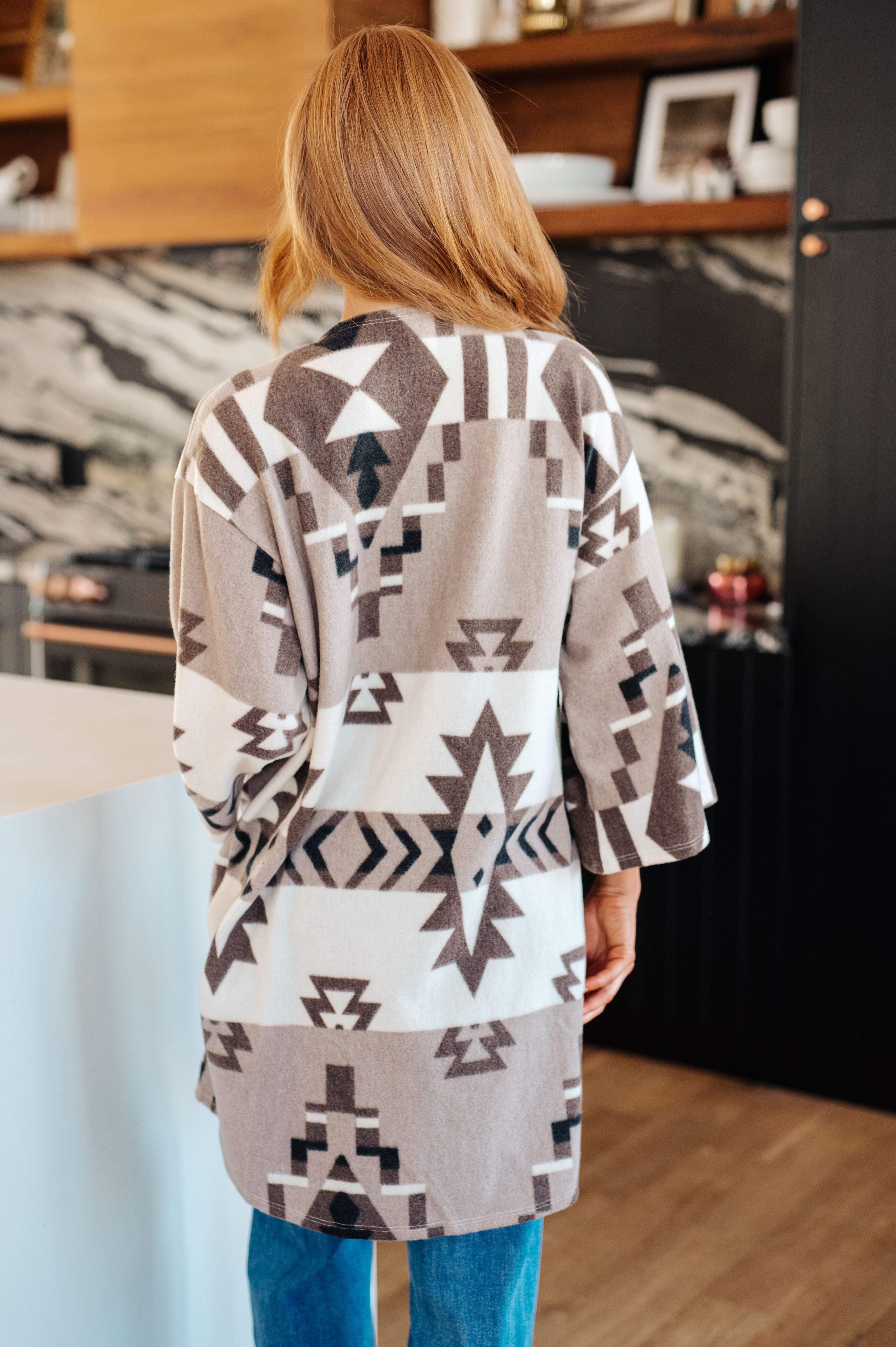 Full of Character Blanket Kimono - Charming Charlie