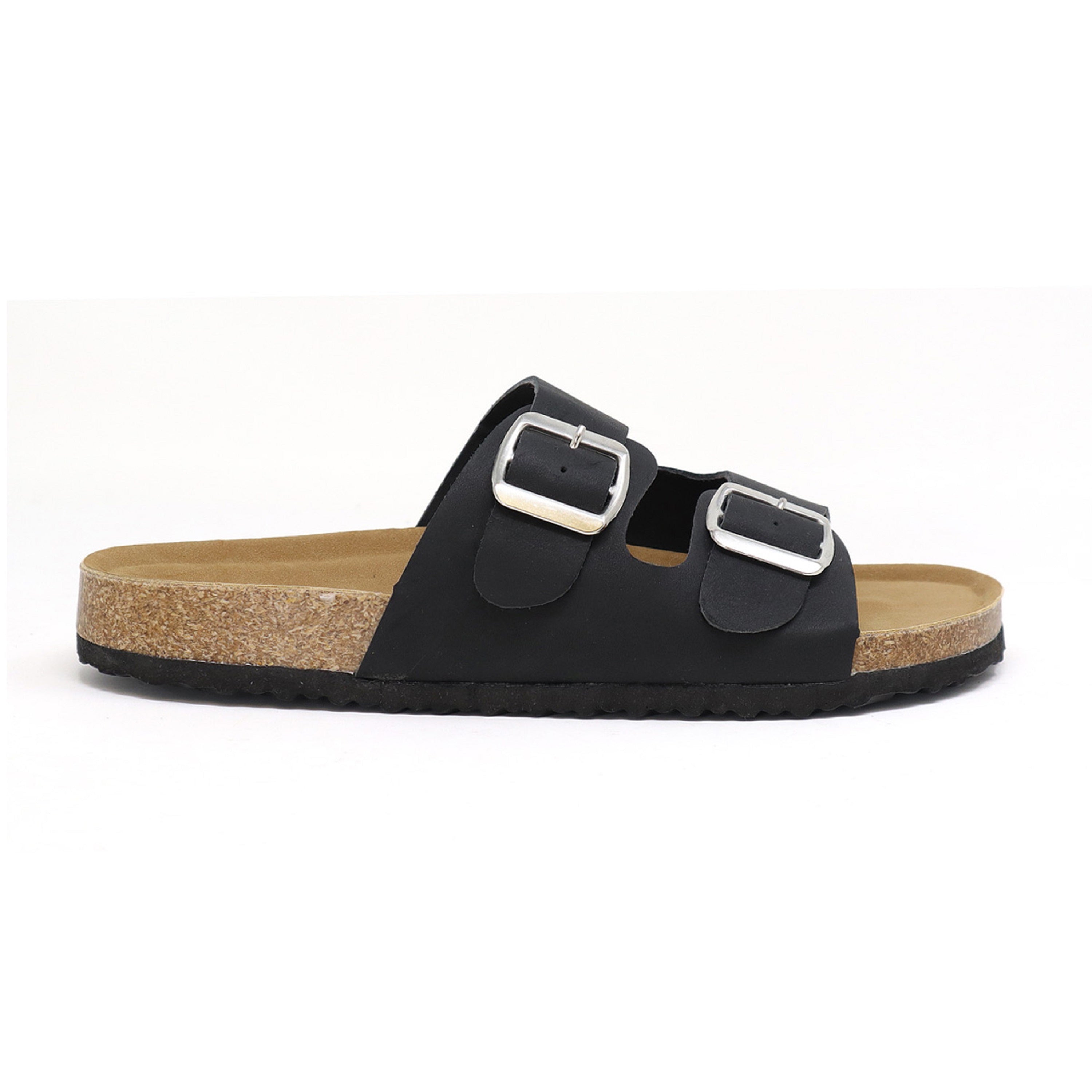 GIAN-91 Women's PU Sandal With Two Piece Upper and Buckle - Yoki