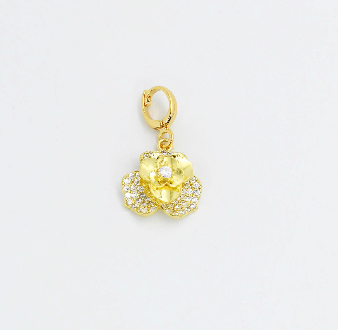 Gardenia Flower Charm CH-38 - Charming Charlie