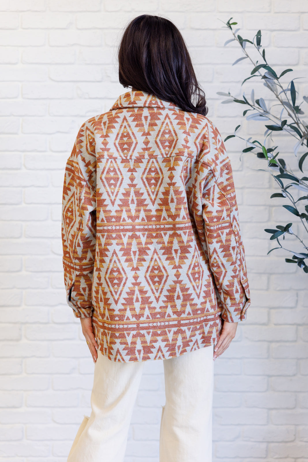 Gather Round Aztec Shacket - Charming Charlie