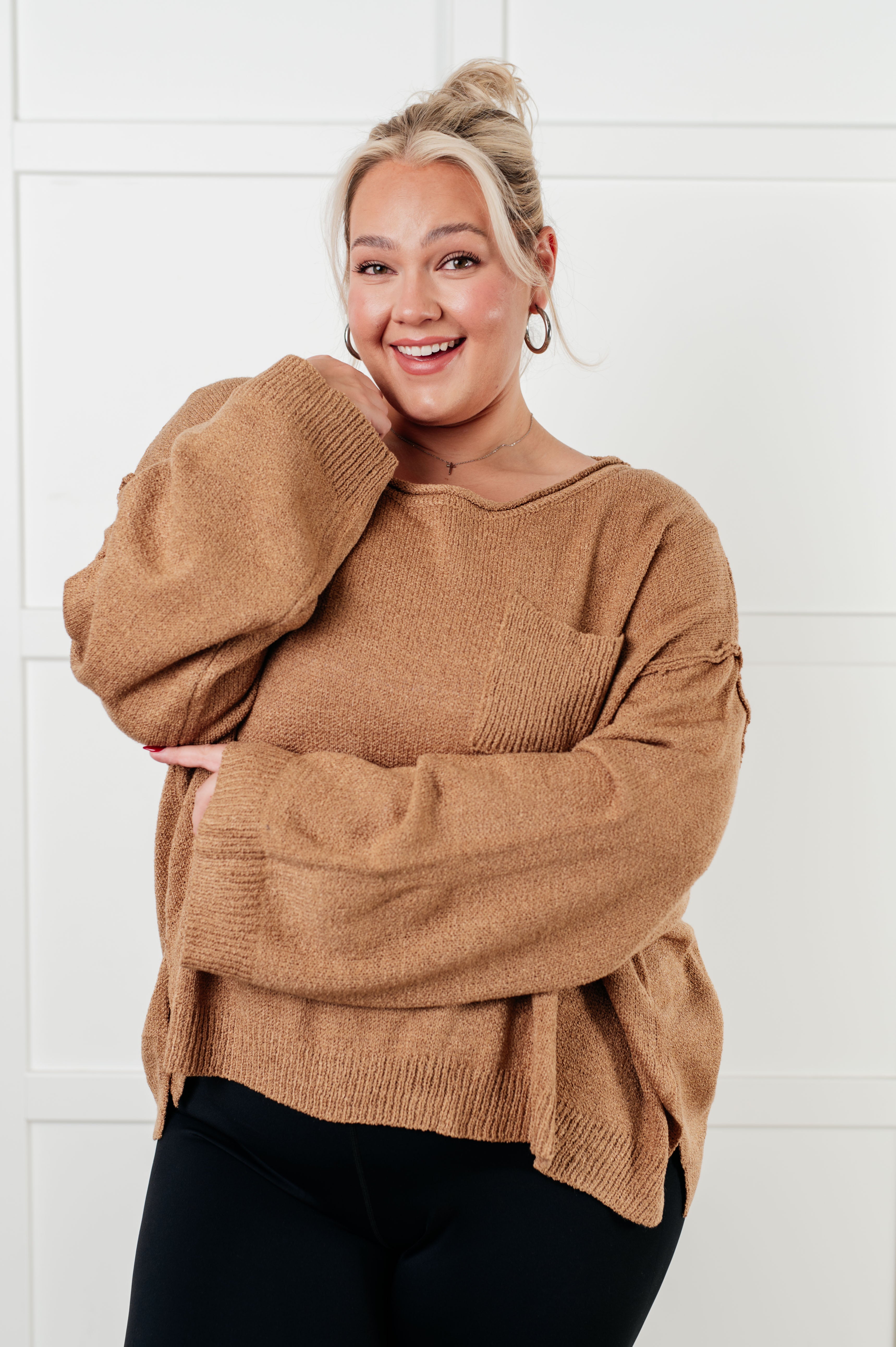 General Feeling Boatneck Sweater - Charming Charlie