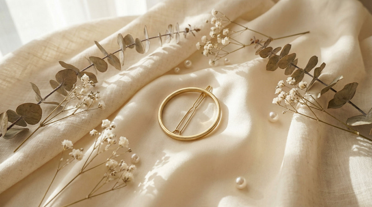 Gold Circle Hair Clip - Charming Charlie