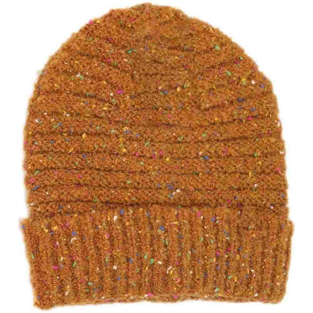 GoldenCamel Confetti Boucle Knit Cuff Beanie offers expert-level warmth and style with its textured boucle knit fabric. Designed for a secure, comfortable fit, the cuffed edge provides additional insulation around the forehead and ears. This beanie’s subtle confetti pattern adds visual interest without overwhelming your look, making it a versatile accessory for both outdoor activities and casual wear in cooler climates. Durable and soft, it’s a refined choice for those seeking functional winter headwear.