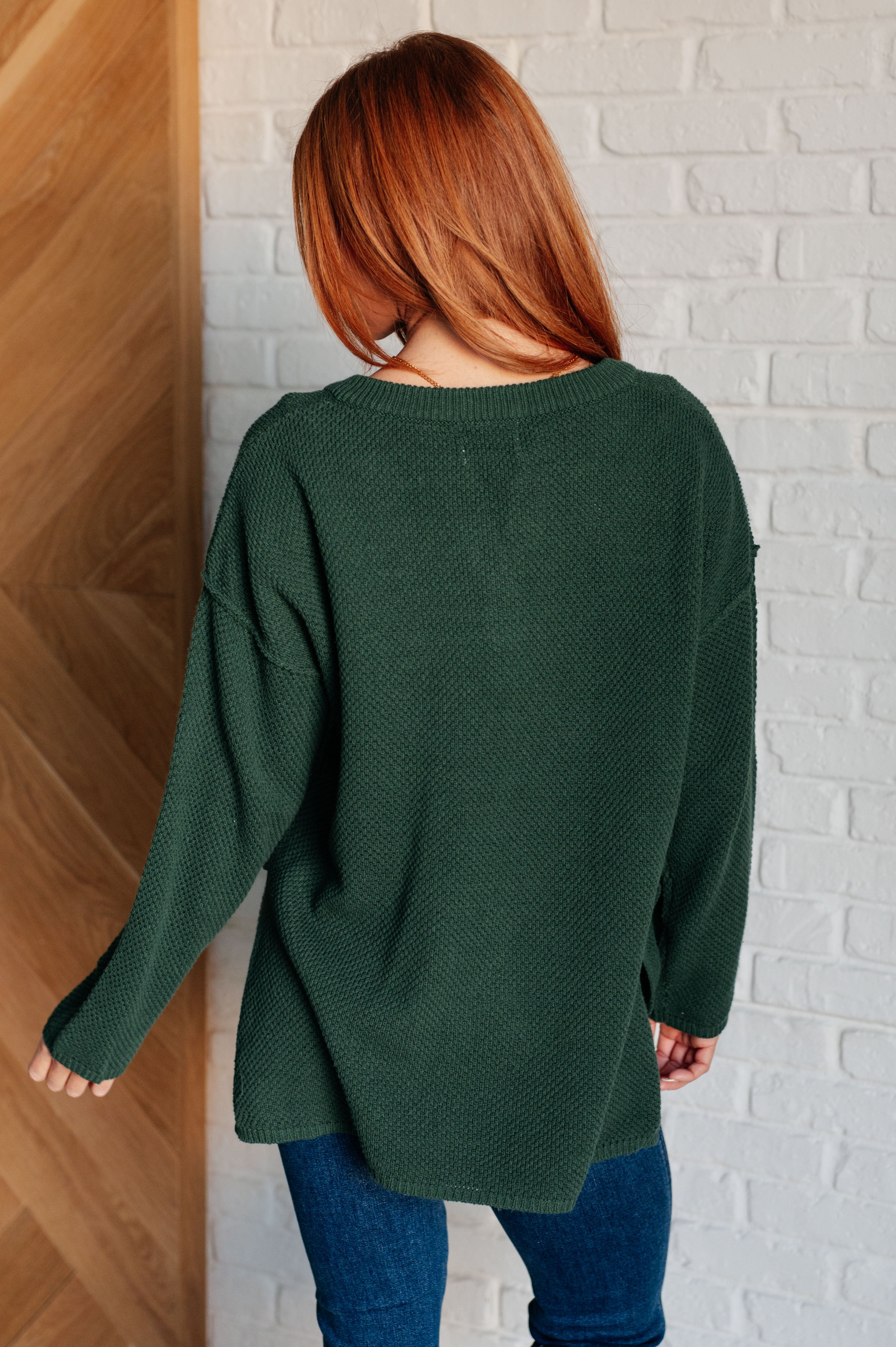 Good Afternoon Henley Sweater - Charming Charlie
