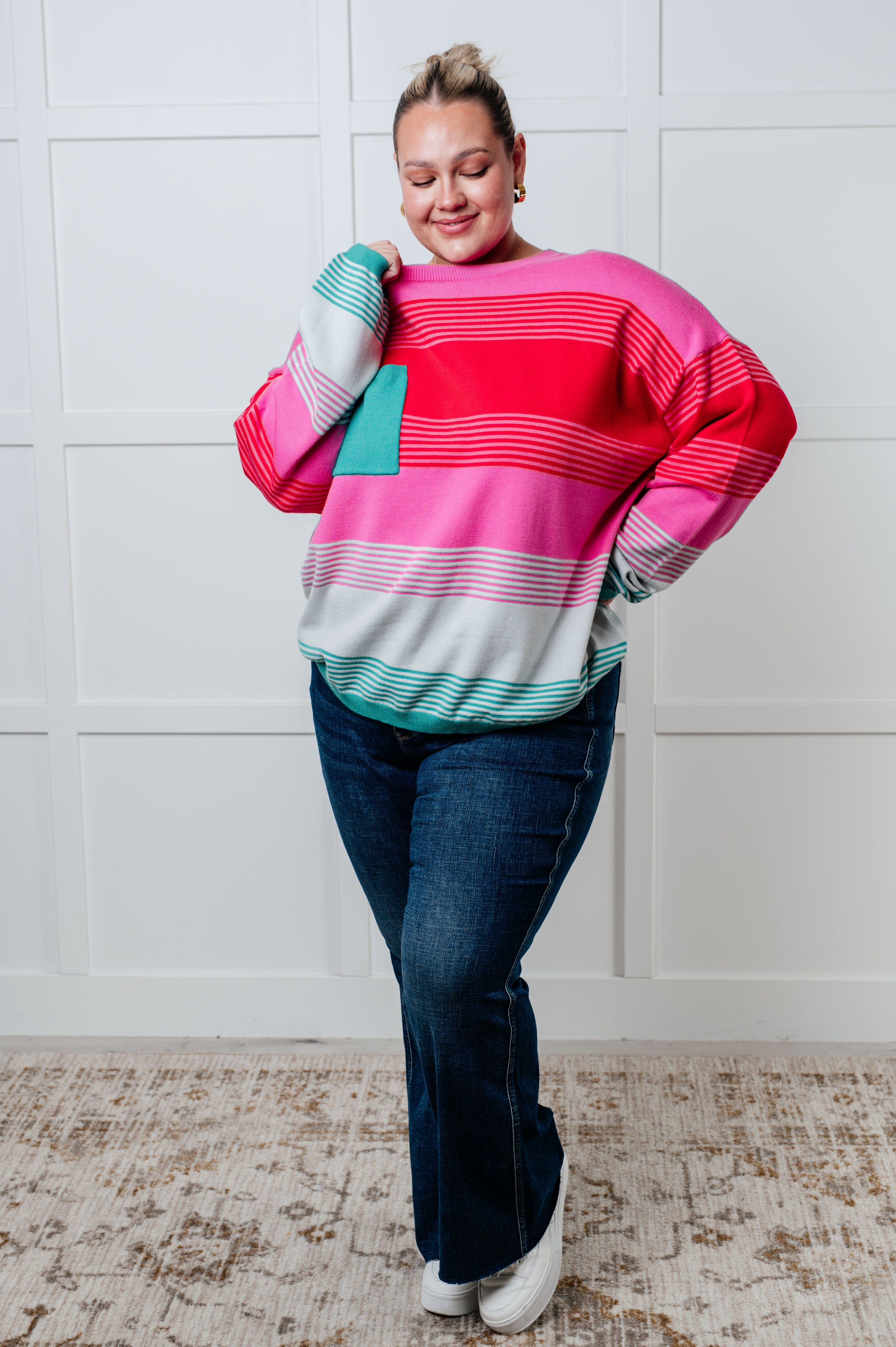Gradual Feelings Striped Sweater - Charming Charlie