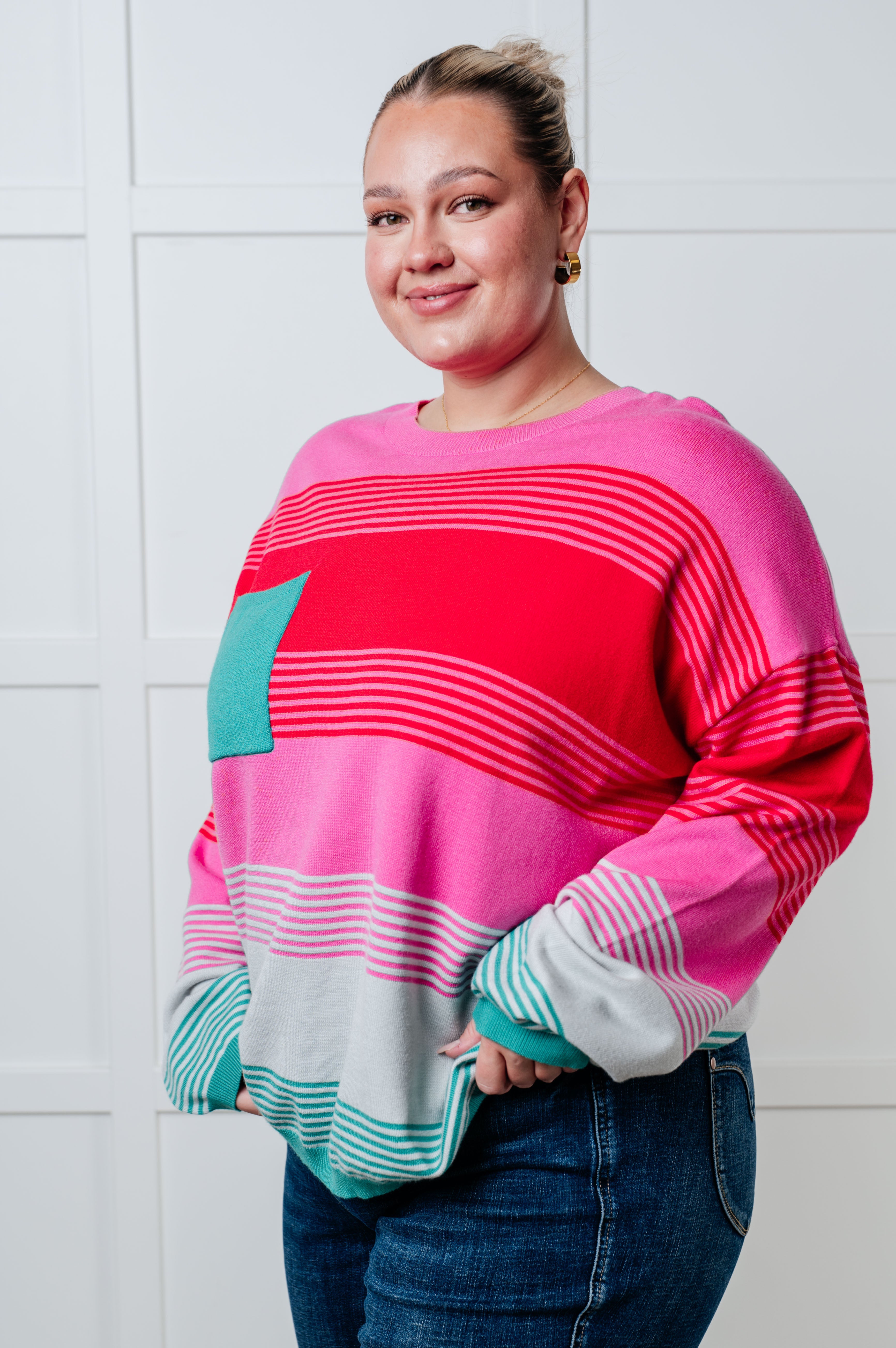 Gradual Feelings Striped Sweater - Charming Charlie