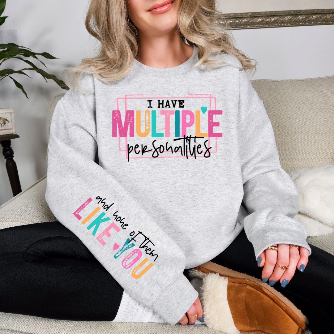 Multiple Personalities Sweatshirt in Three Colors - Charming Charlie