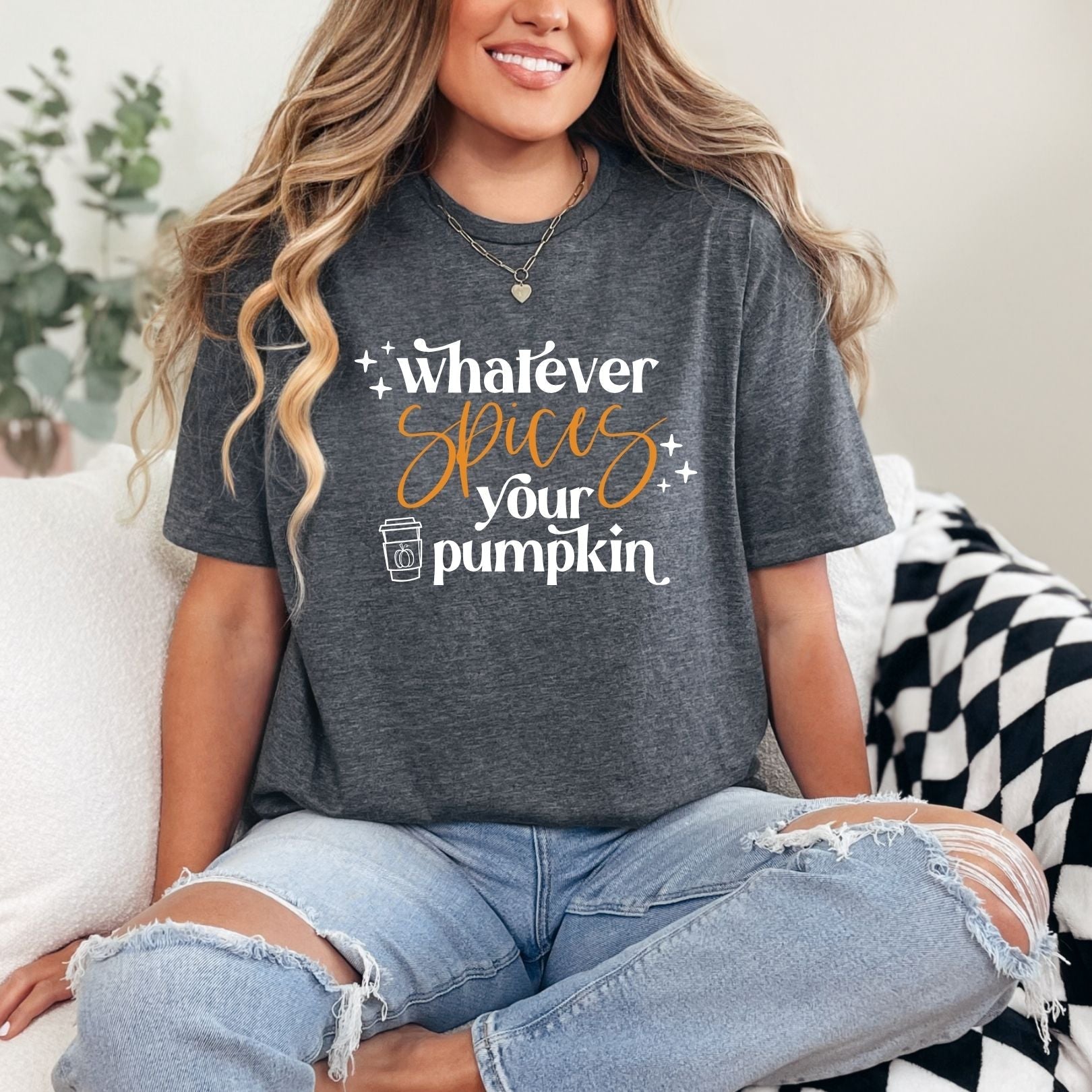 Whatever Spices Your Pumpkin Graphic Tee - Charming Charlie
