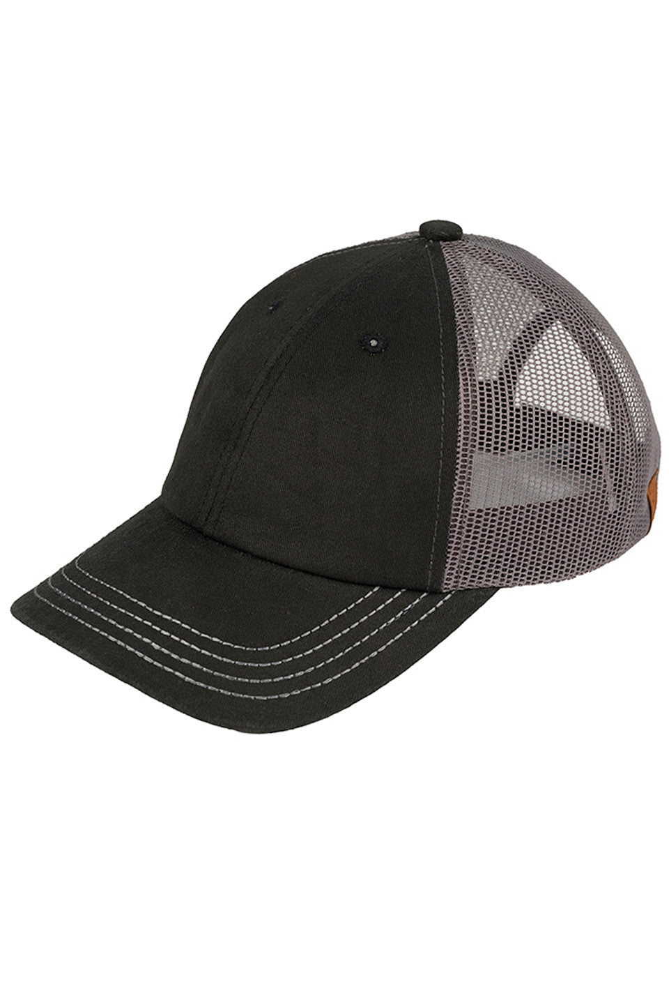 Gray C.C Black with Color Mesh Baseball Cap is both stylish and comfortable. Made with high-quality materials and a breathable mesh design, it's perfect for any outdoor activity. Stay cool and protected from the sun while adding a pop of color to your outfit. The perfect accessory for all your adventures!