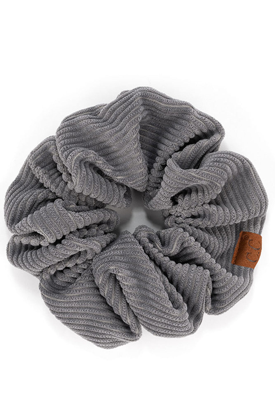 Grey C.C Corduroy Solid Color Soft Scrunchies are a must-have for any hair accessory collection. Made from soft and durable corduroy material, these scrunchies are perfect for any hair type and can hold hair in place comfortably without causing any damage. Add some style to your hairstyle with these versatile and fashionable scrunchies.