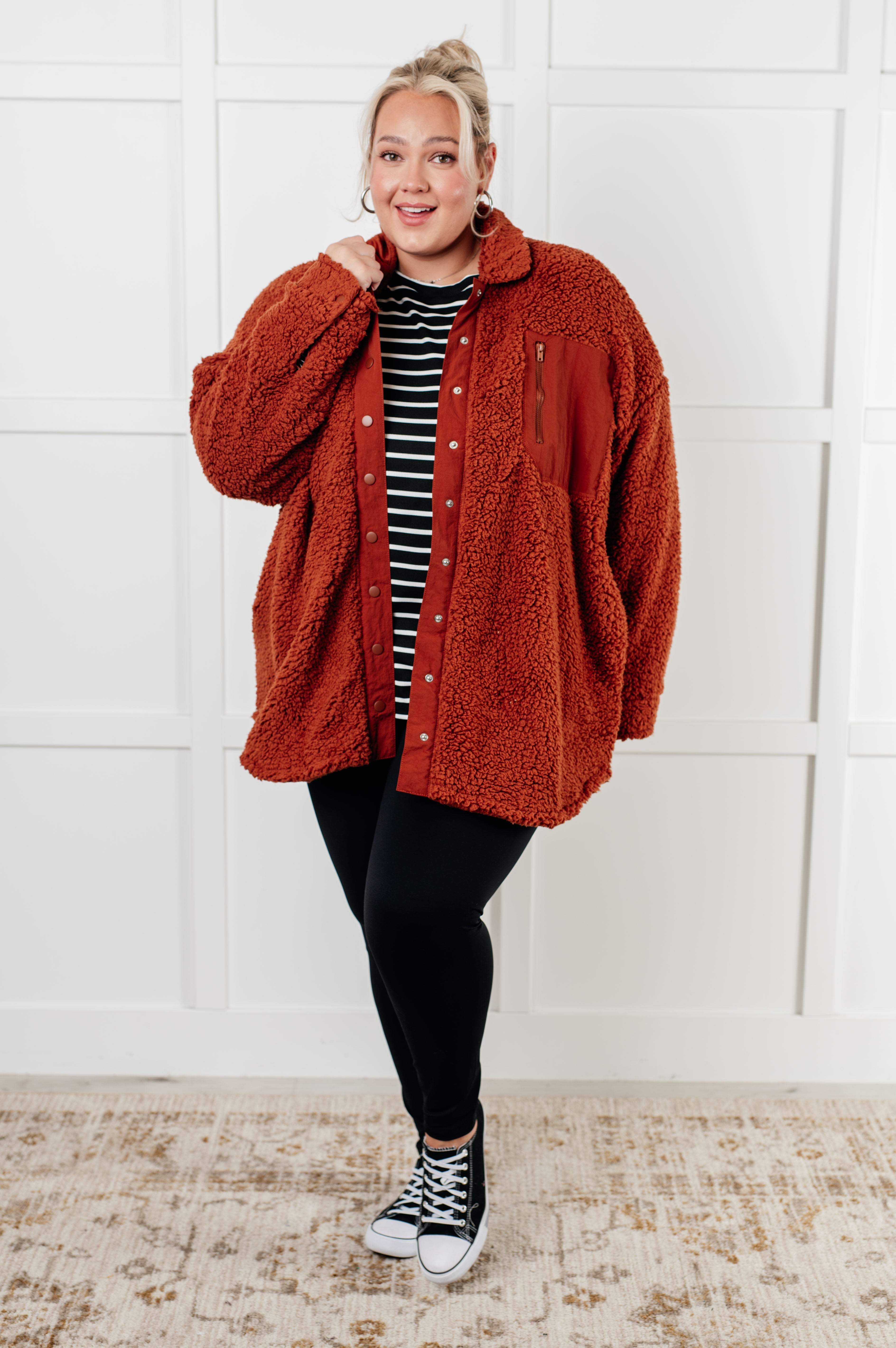 Growing Up Great Sherpa Jacket - Charming Charlie