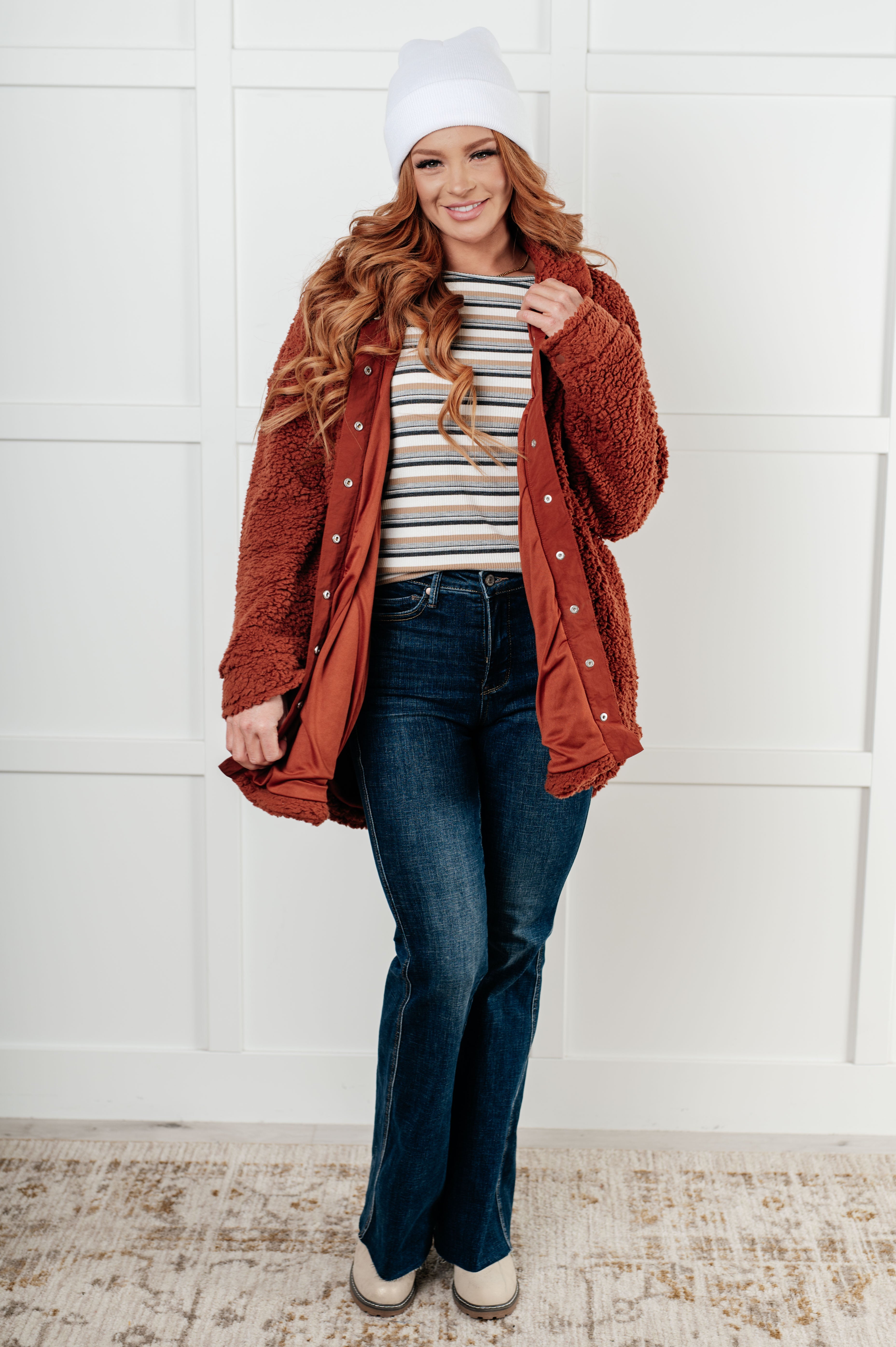 Growing Up Great Sherpa Jacket - Charming Charlie