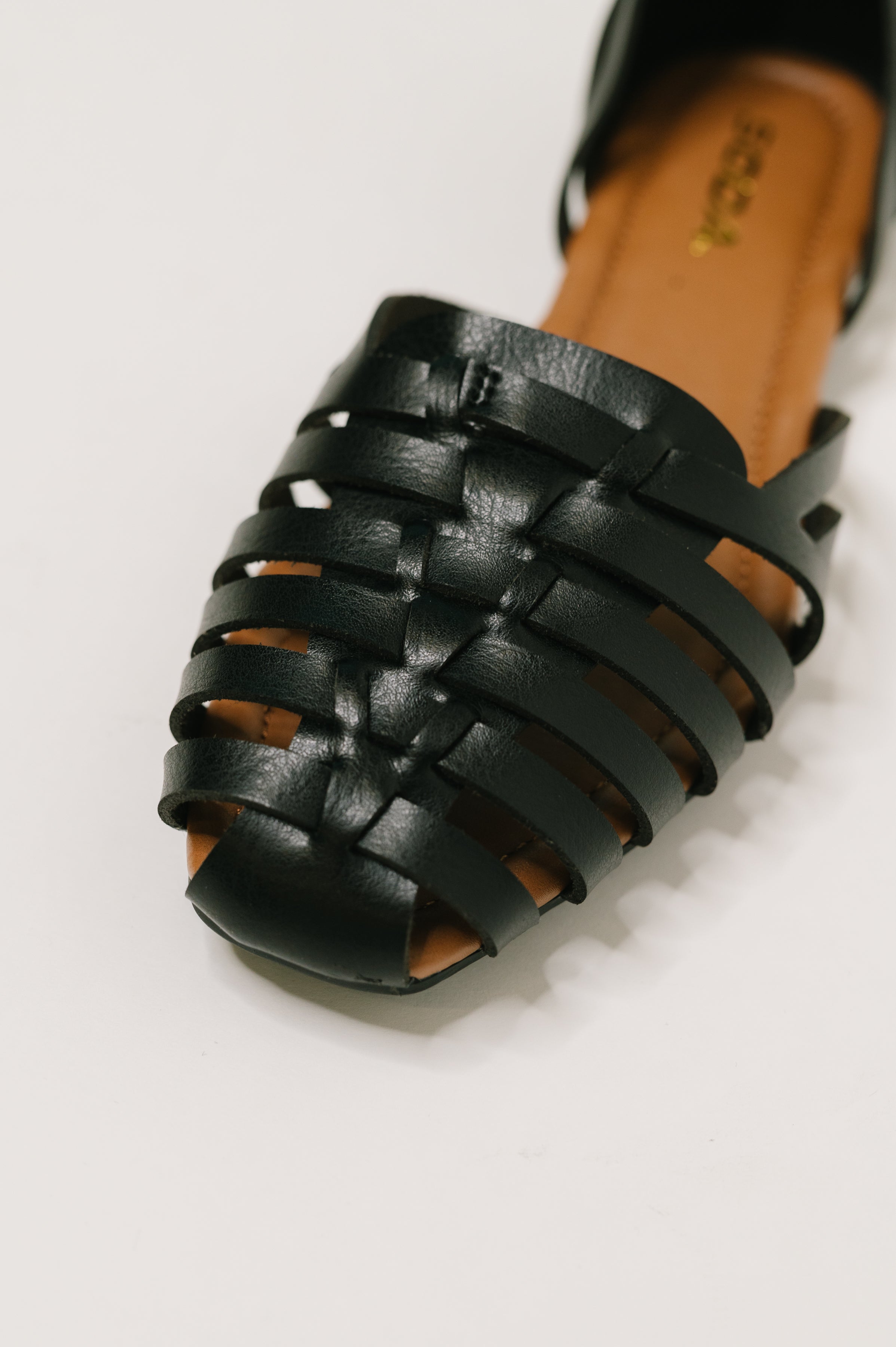 Gulla Woven Slip On Flats in Black - Charming Charlie