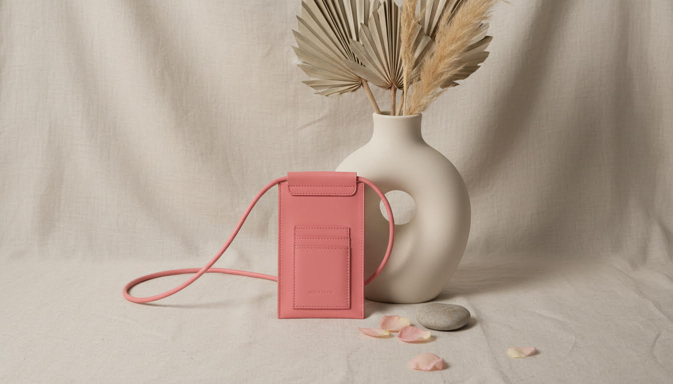 Soft Pink Minimalist Phone Crossbody Bag - Charming Charlie