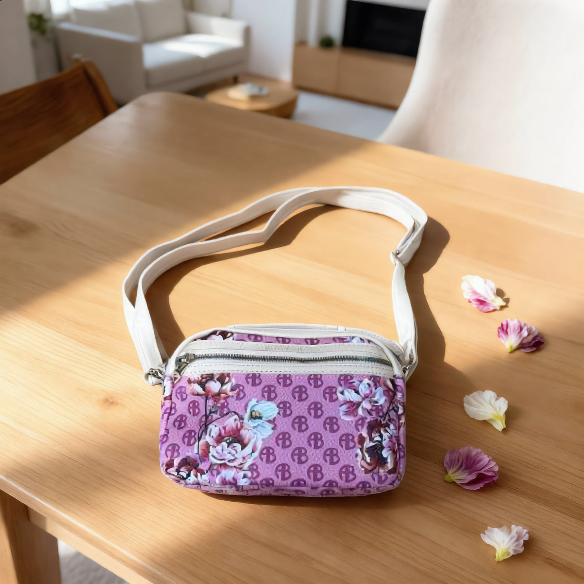 Alexis Bendel Purple Floral Mini Crossbody Bag - Charming Charlie