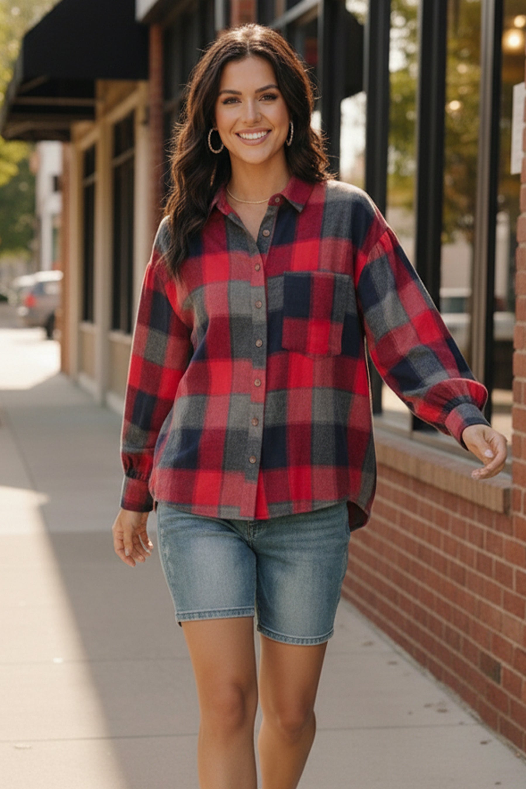 Lumberjack Love Flannel Button Down - Charming Charlie