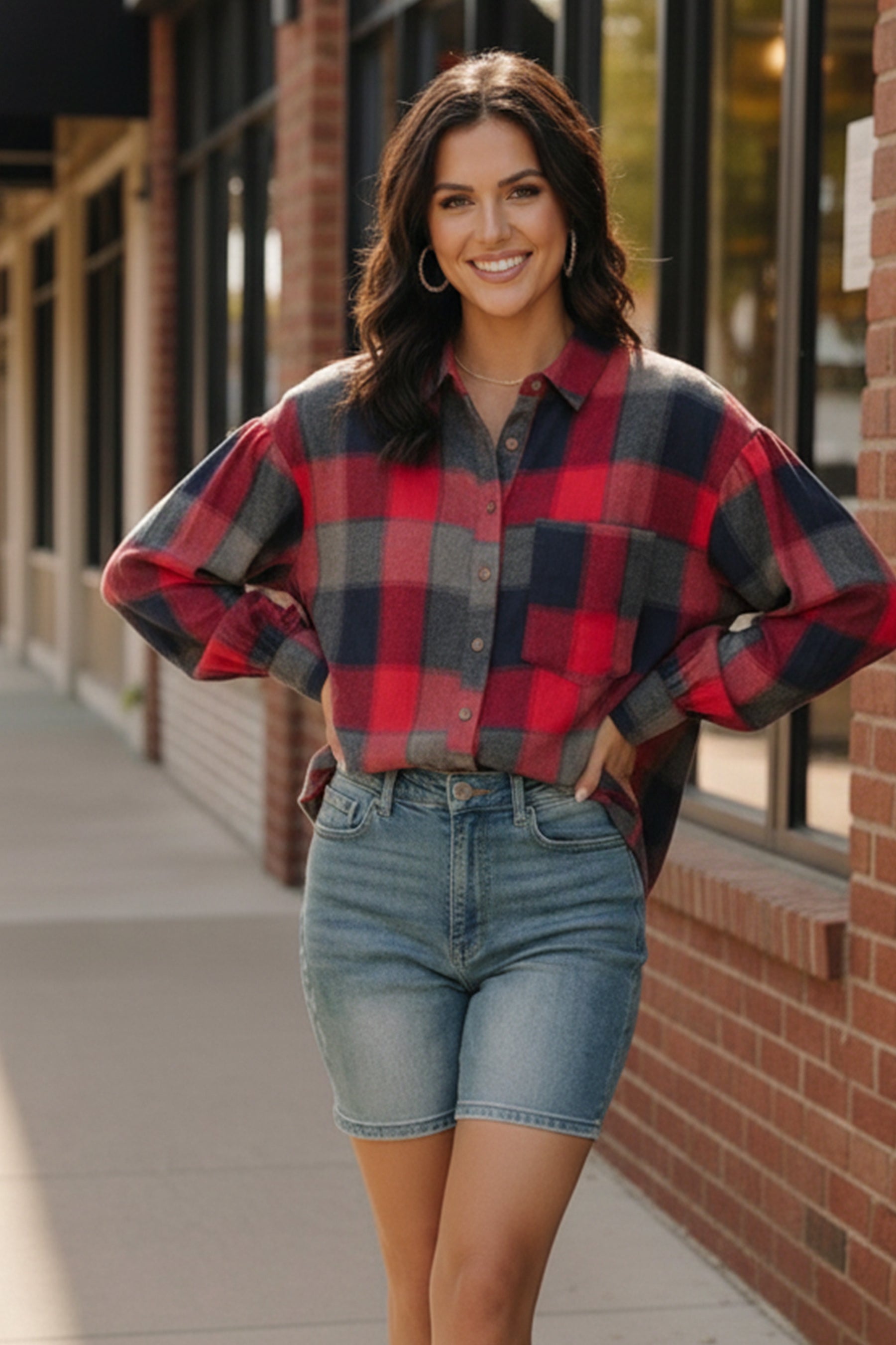 Lumberjack Love Flannel Button Down - Charming Charlie