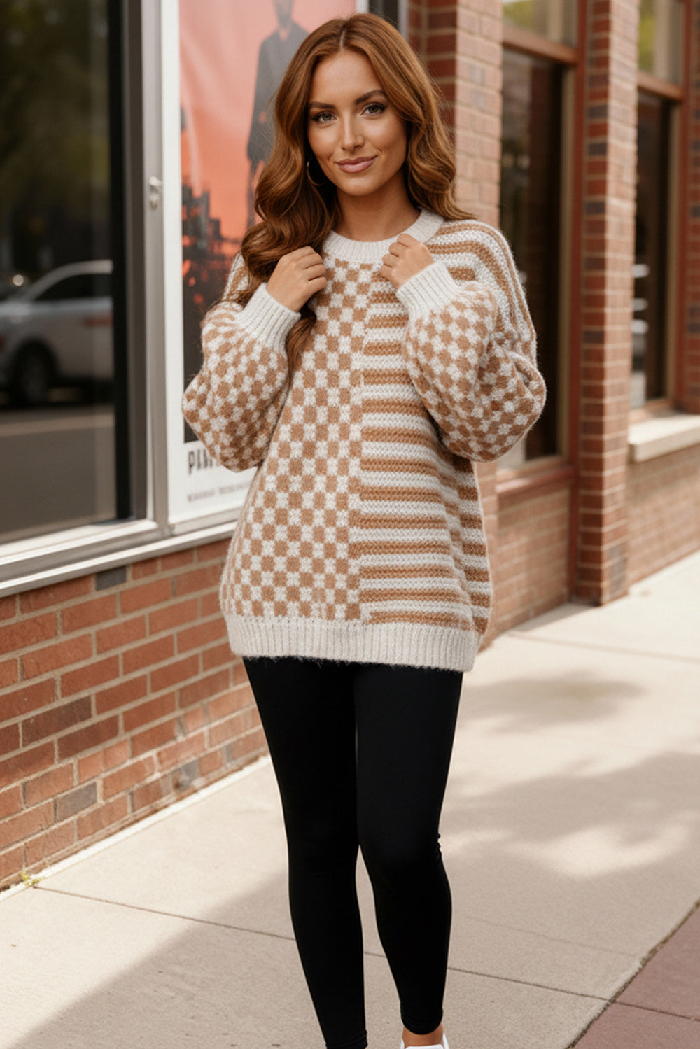 Cozy Crossroads Taupe Sweater - Charming Charlie