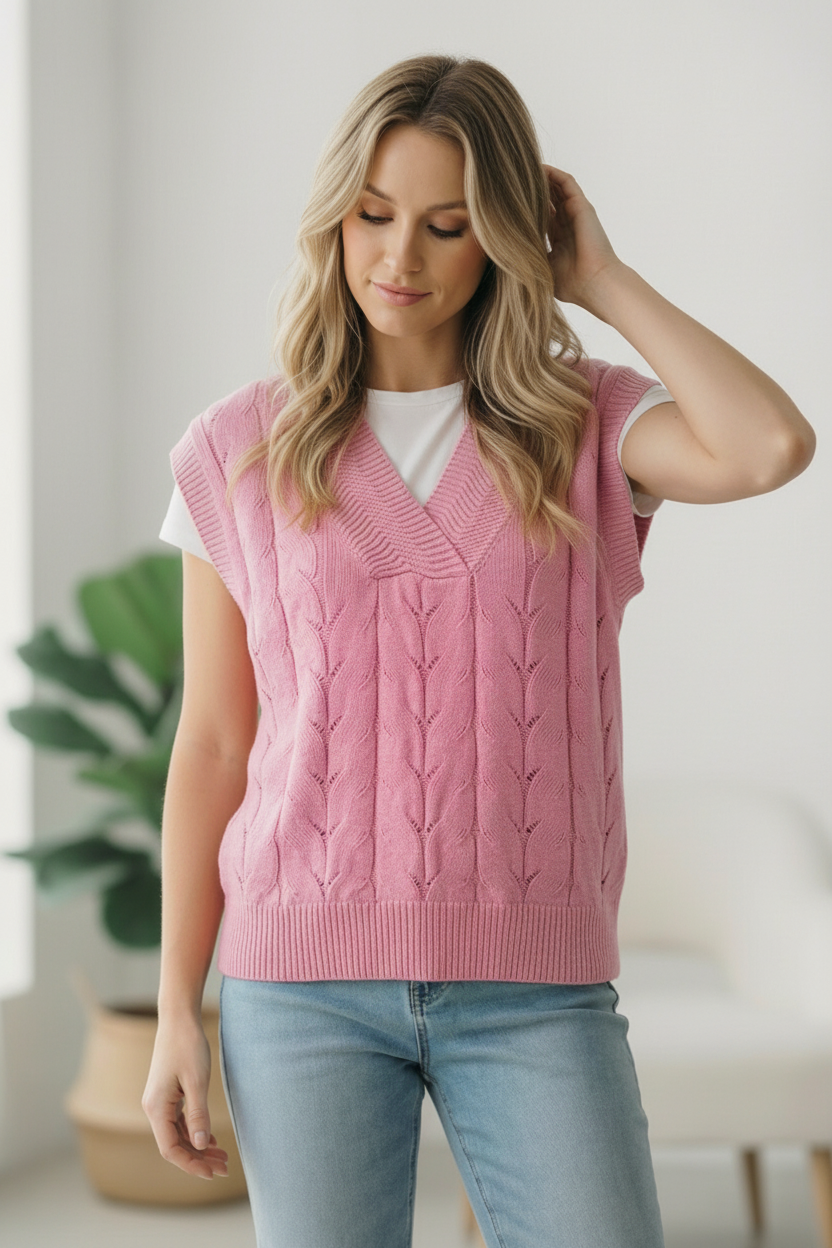 Bubblegum Boutique Knit Vest - Charming Charlie