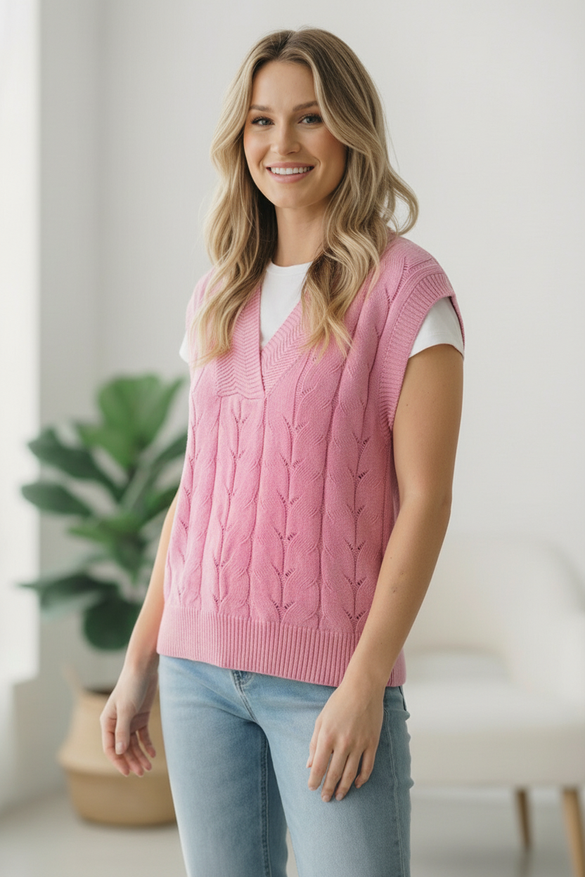 Bubblegum Boutique Knit Vest - Charming Charlie