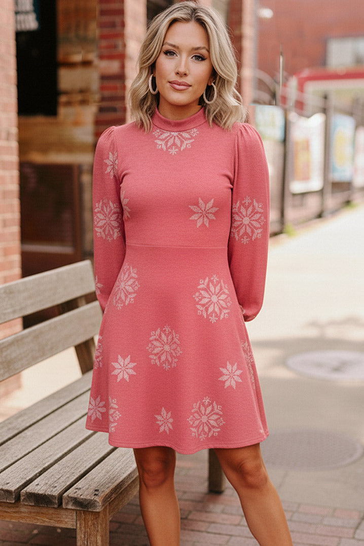 Snowflake Kisses Red Dress - Charming Charlie