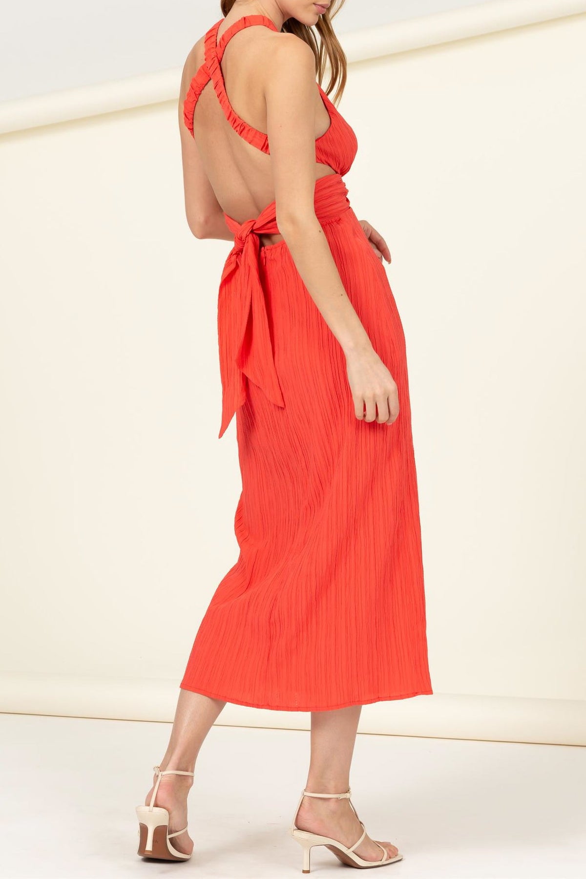 Sleeveless Key Hole Dress - Charming Charlie