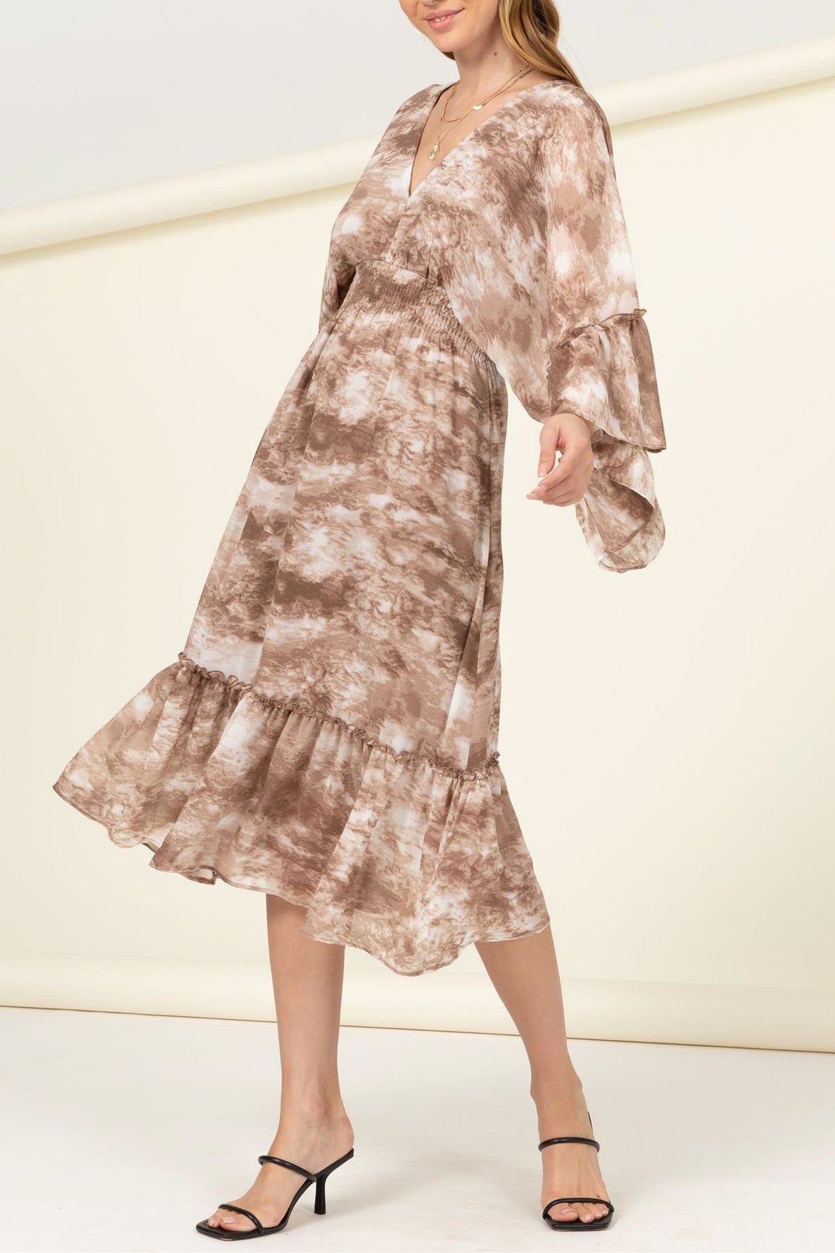 Novelty Print Long Dress - Charming Charlie