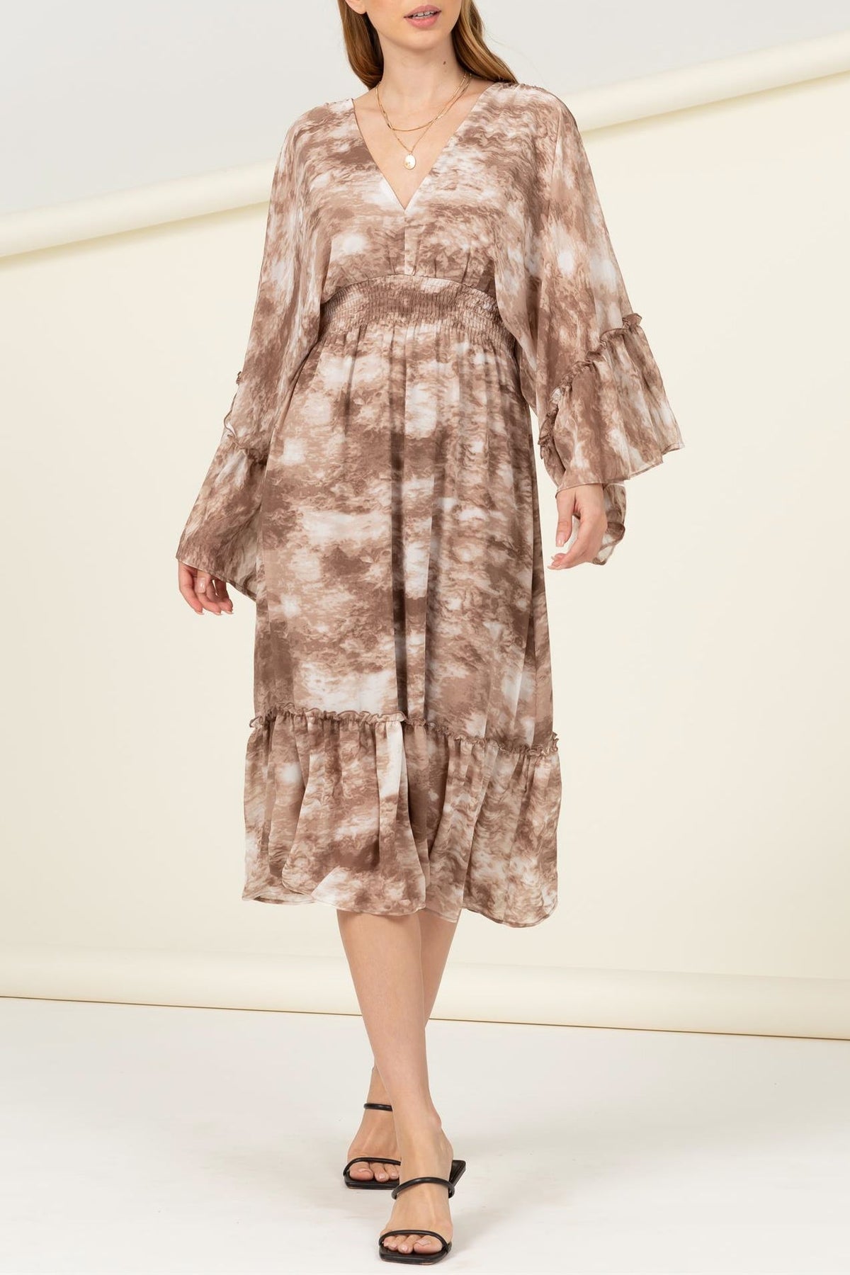 Novelty Print Long Dress - Charming Charlie