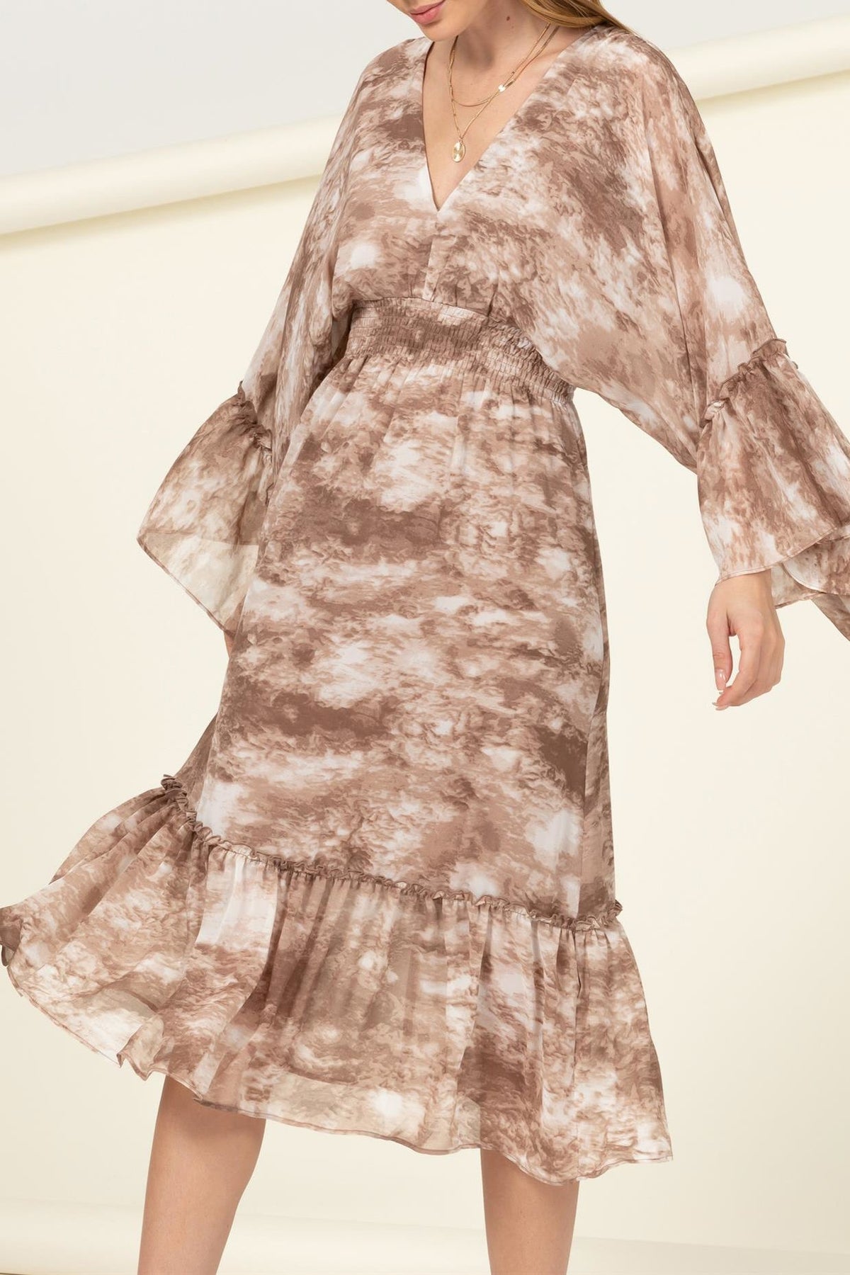 Novelty Print Long Dress - Charming Charlie