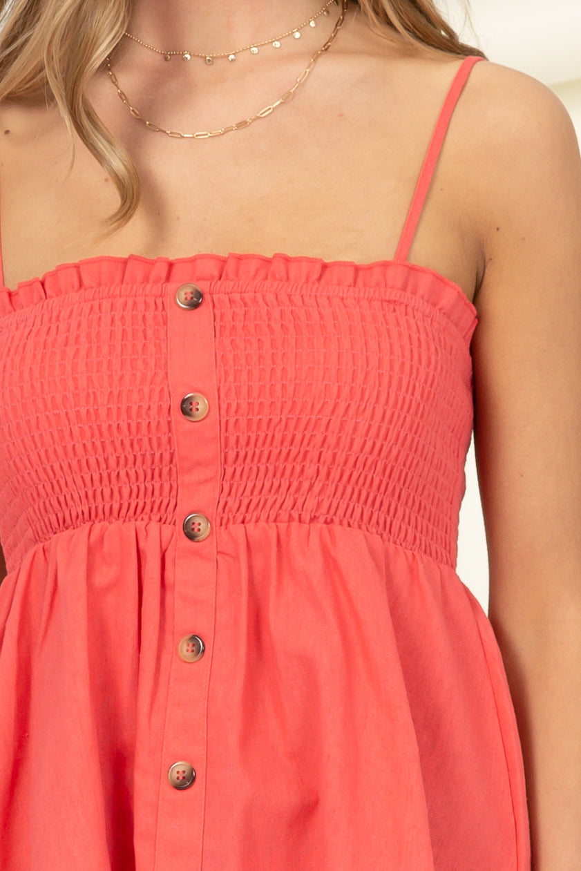 Sleevless Woven Flare Top - Charming Charlie