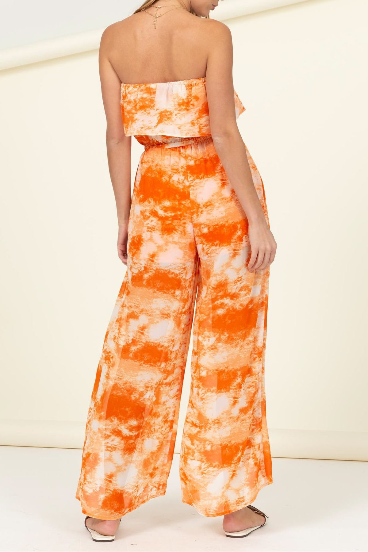 Woven Print Jumpsuit - Charming Charlie
