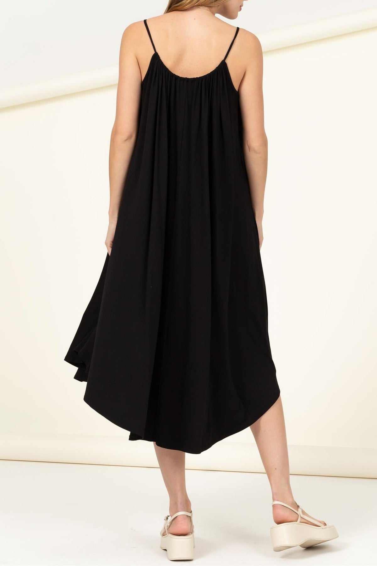 Knit Solid Flare Dress - Charming Charlie