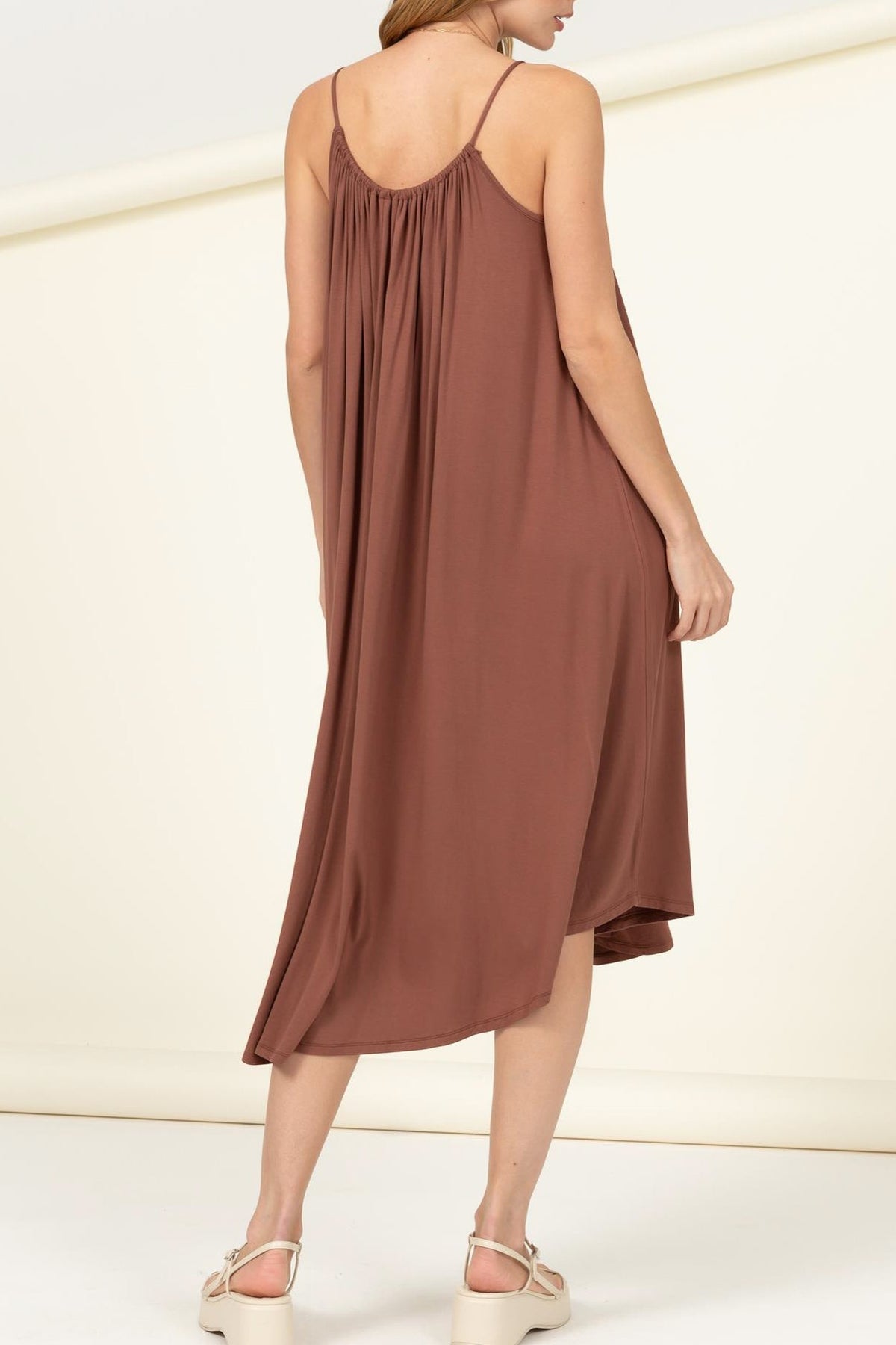 Knit Solid Flare Dress - Charming Charlie