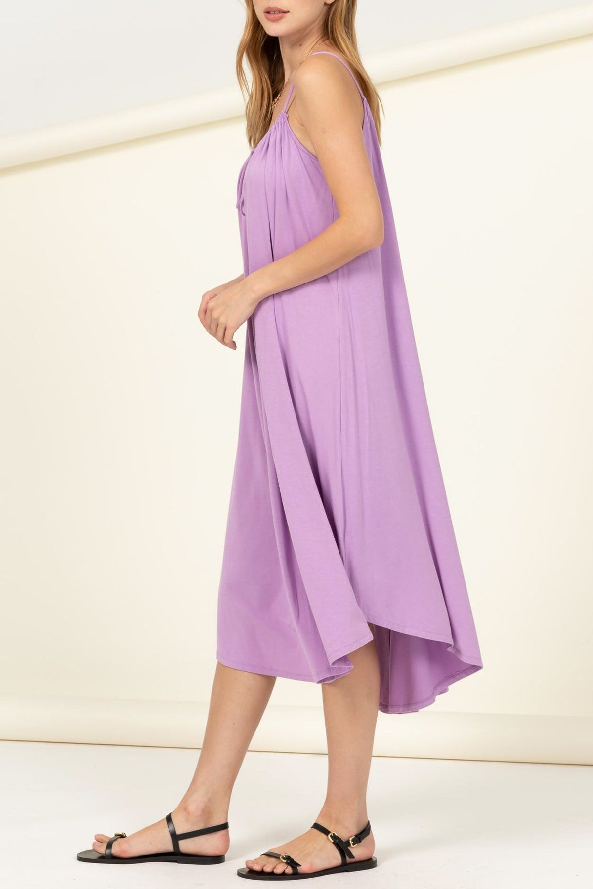 Knit Solid Flare Dress - Charming Charlie
