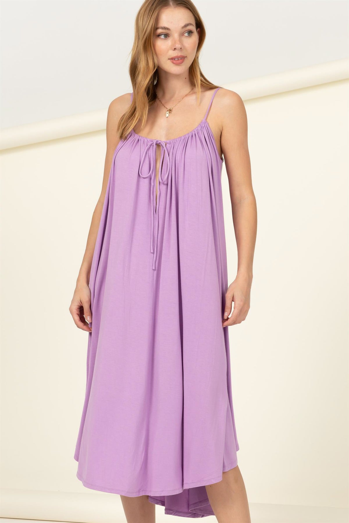 Knit Solid Flare Dress - Charming Charlie